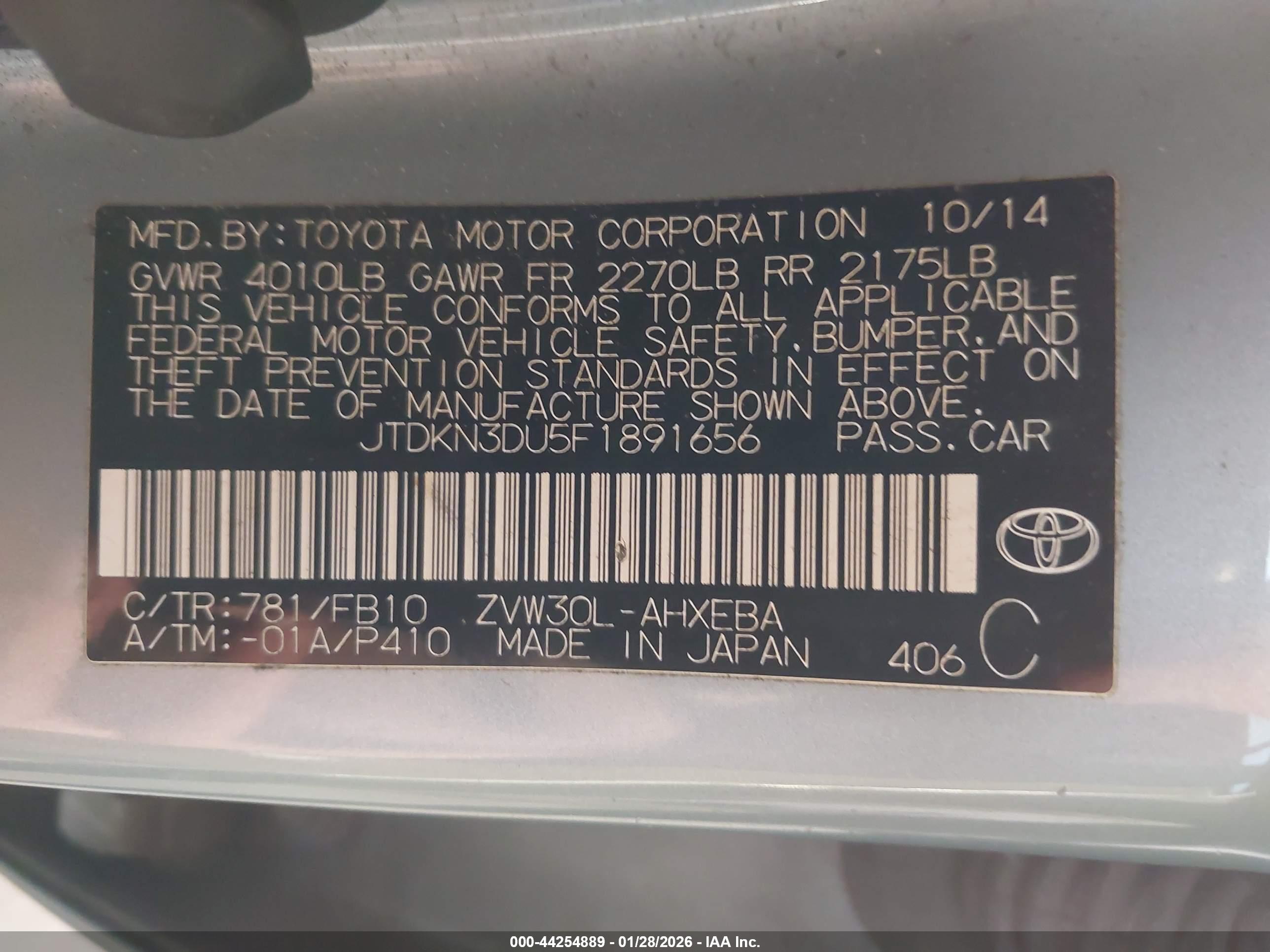 TOYOTA PRIUS image 9