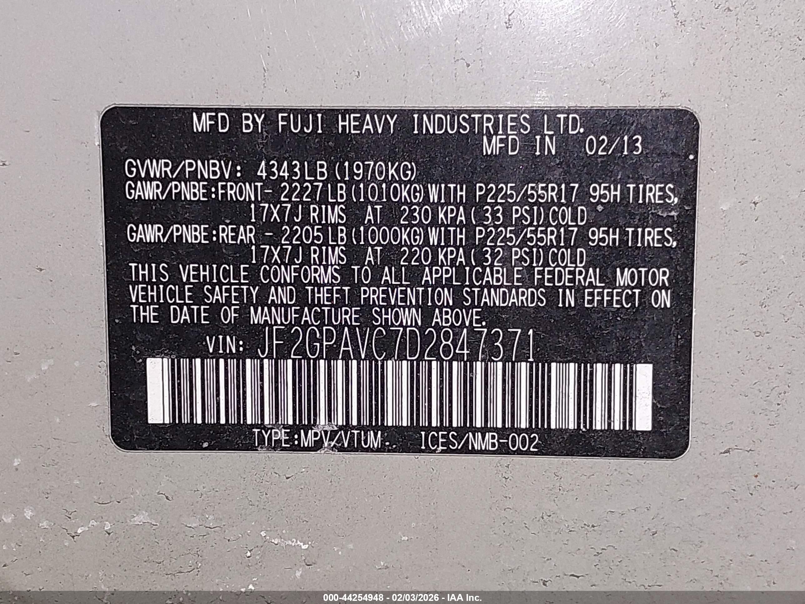 SUBARU XV image 9