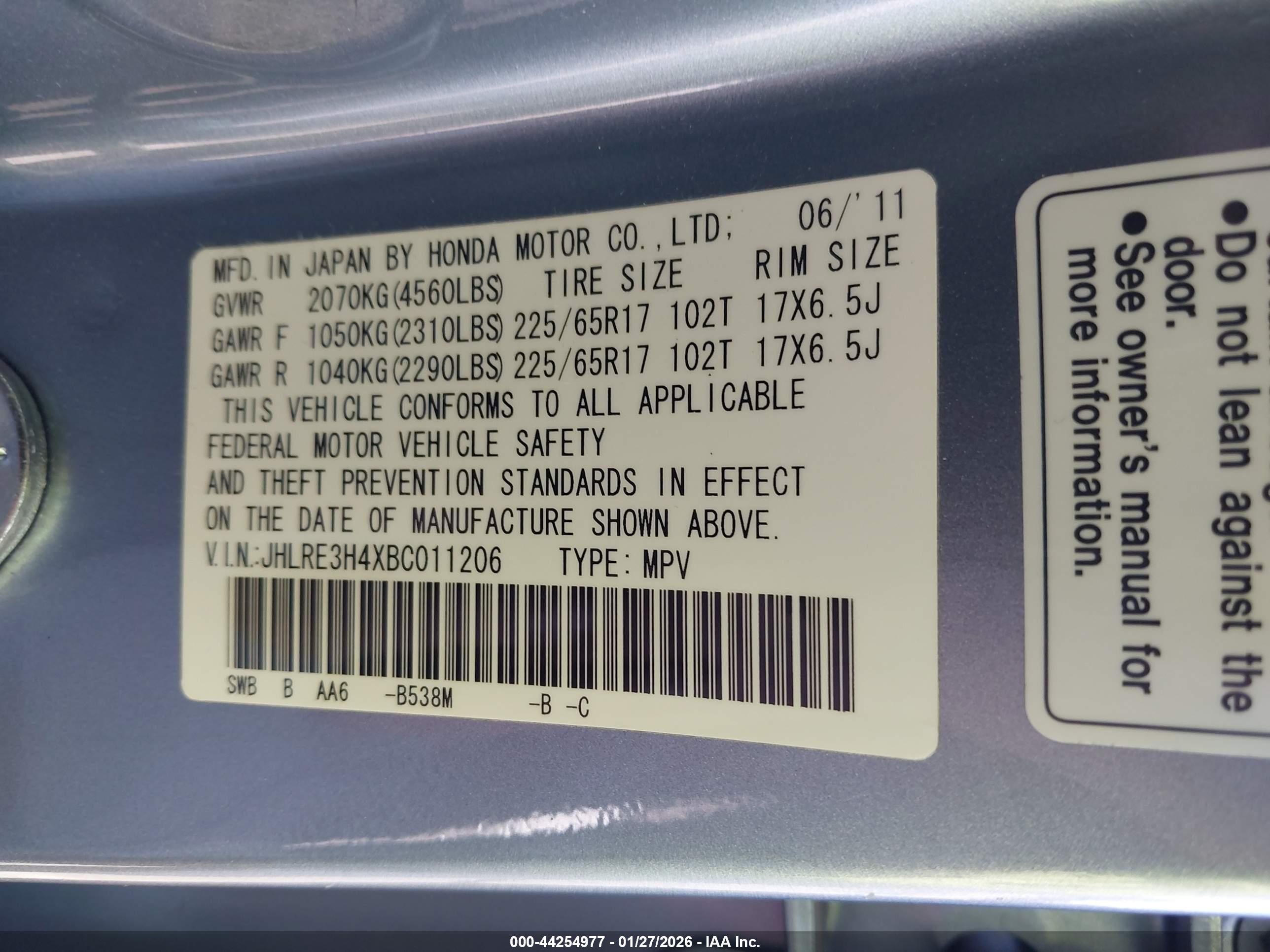 HONDA CR-V image 9