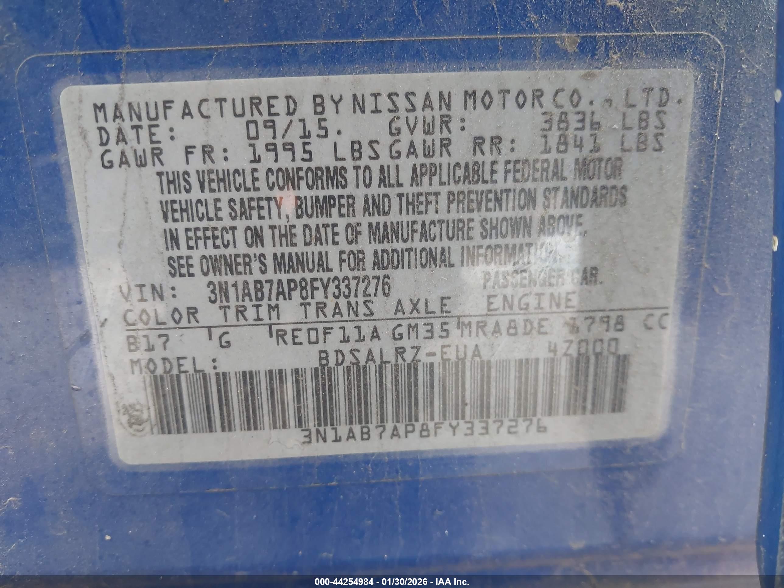 NISSAN SENTRA image 9