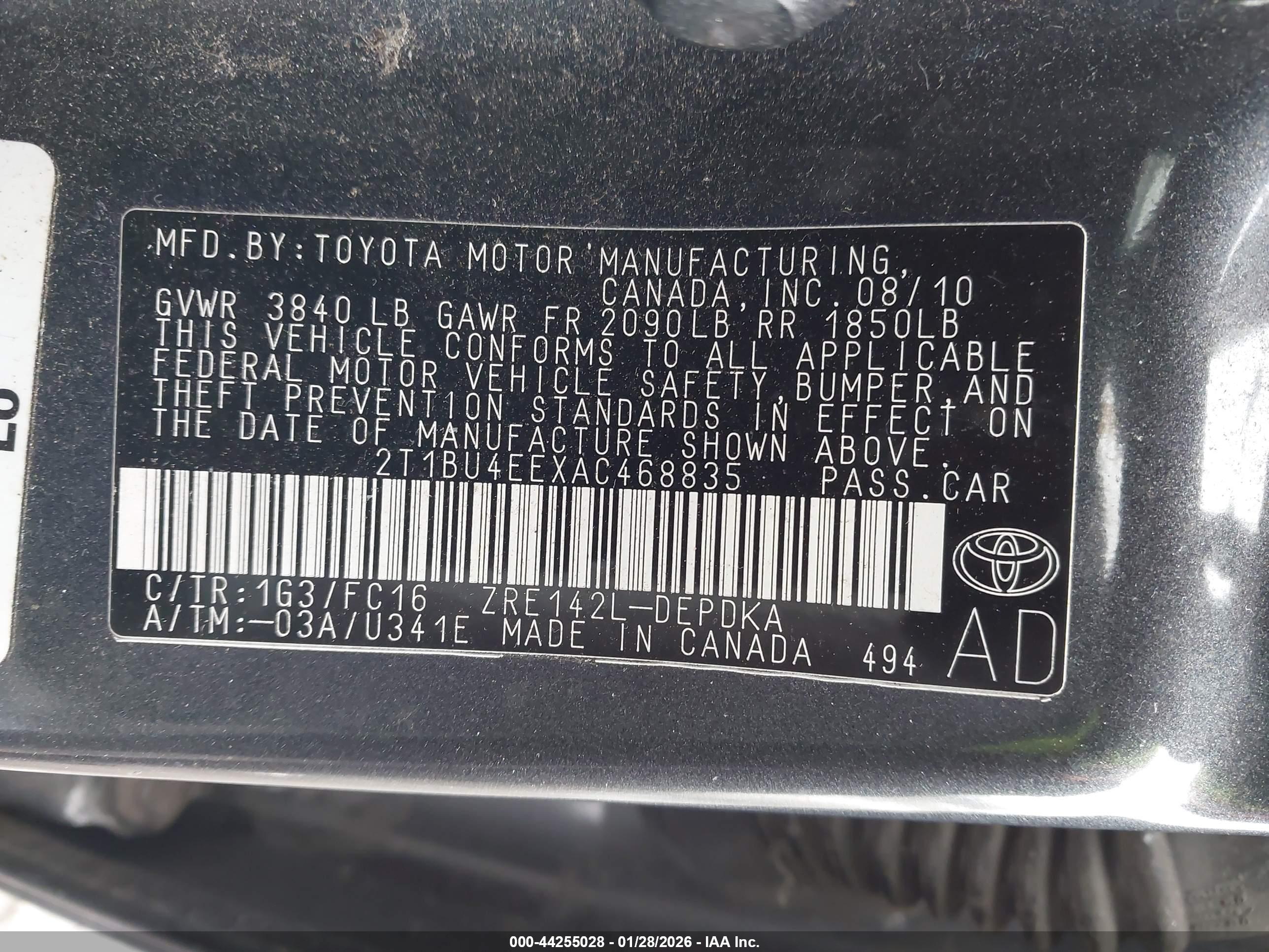 TOYOTA COROLLA image 9