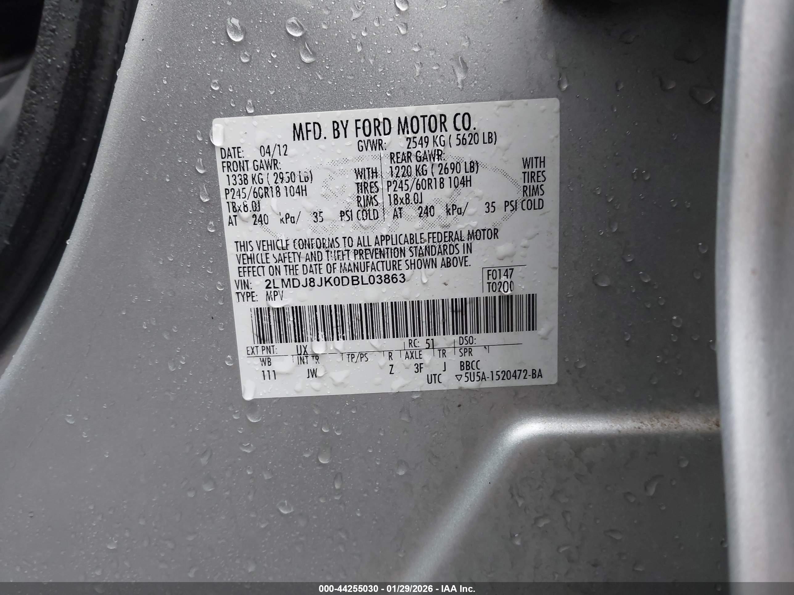 LINCOLN MKX image 9