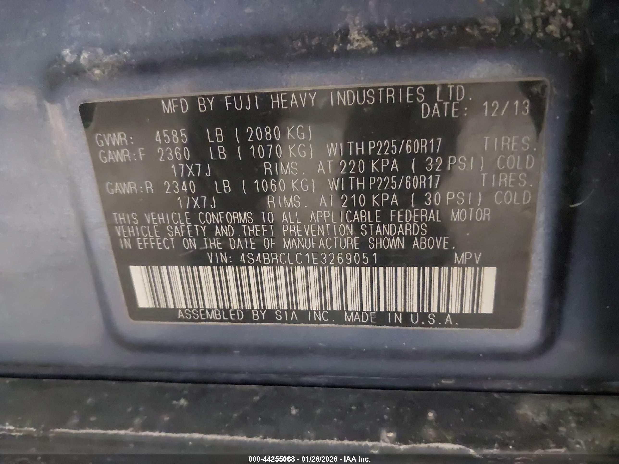 SUBARU OUTBACK image 9