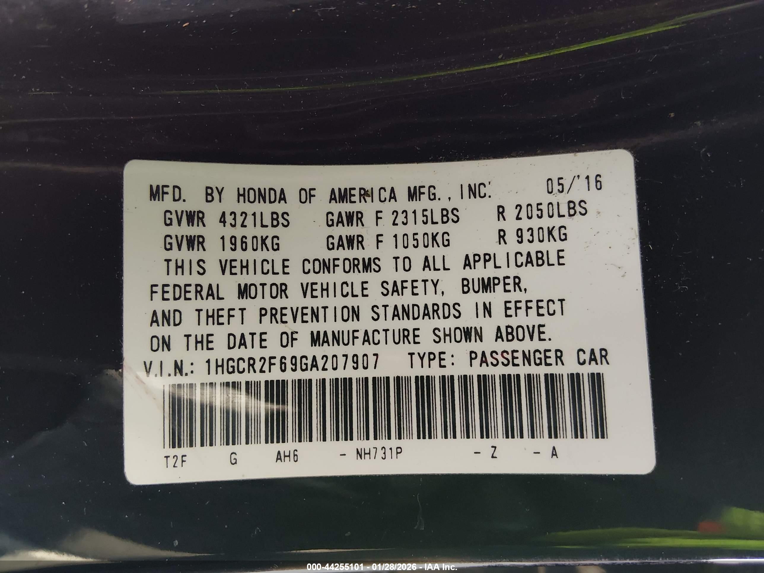 HONDA ACCORD image 9