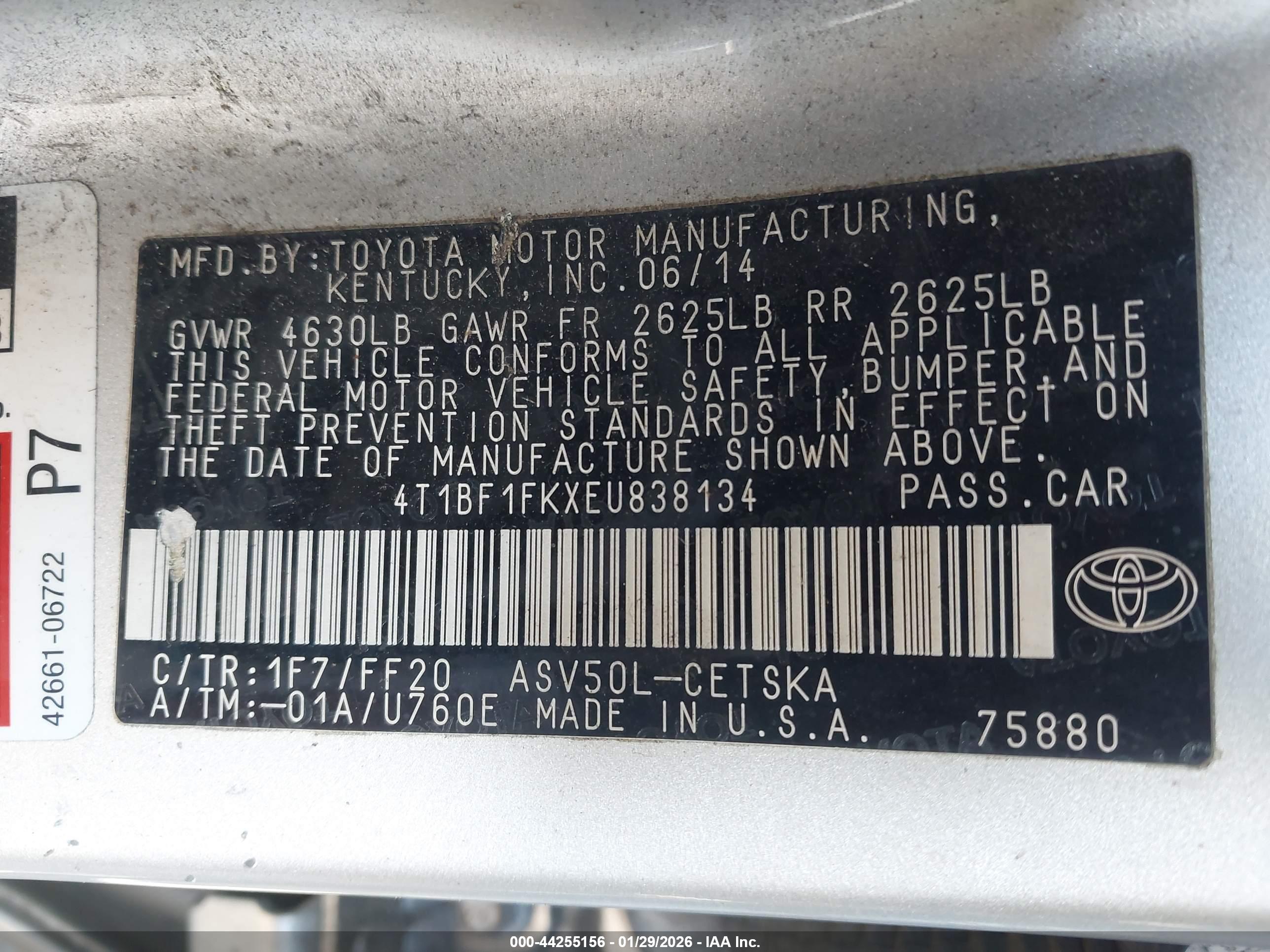 TOYOTA CAMRY image 9