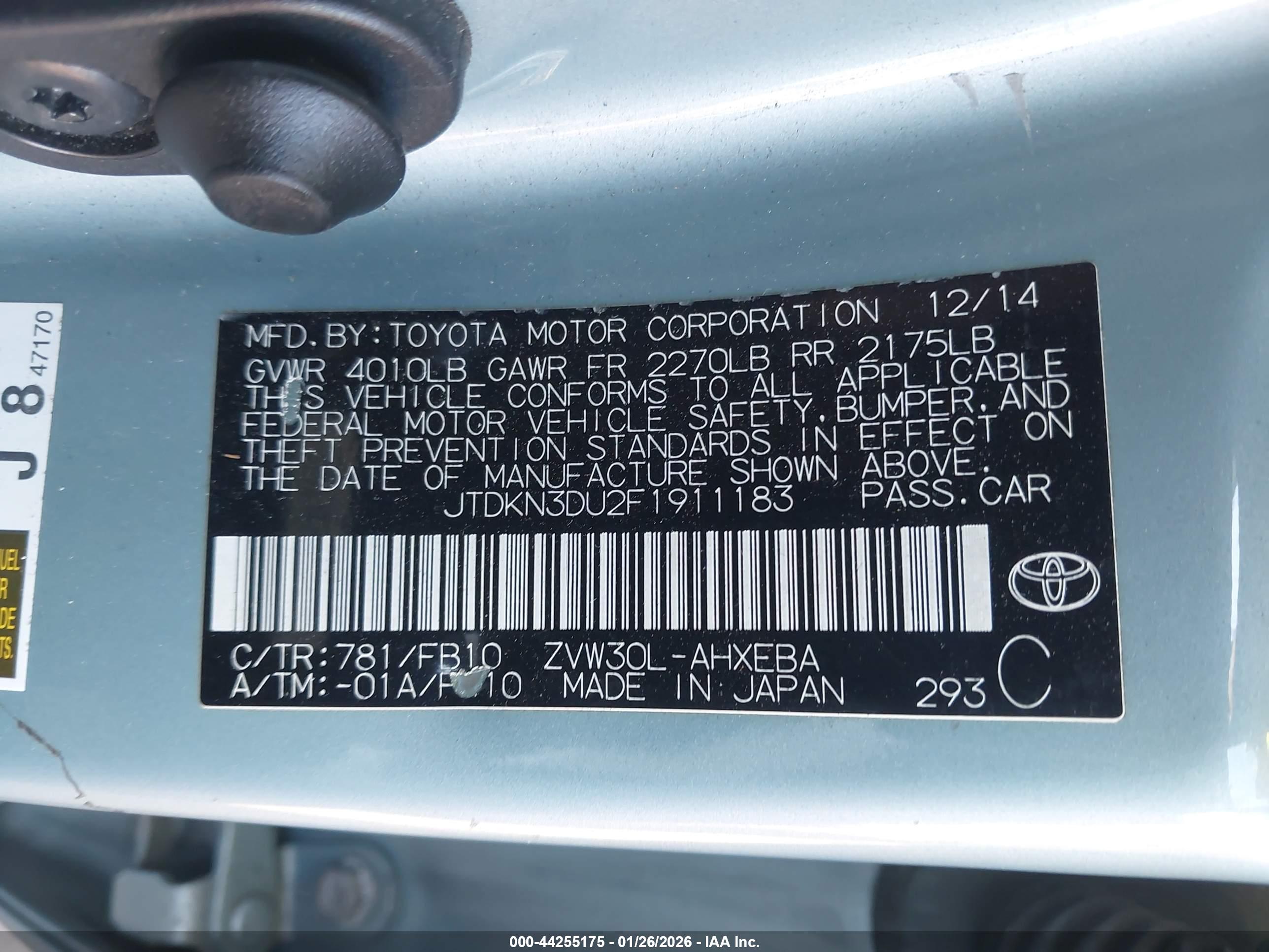 TOYOTA PRIUS image 9