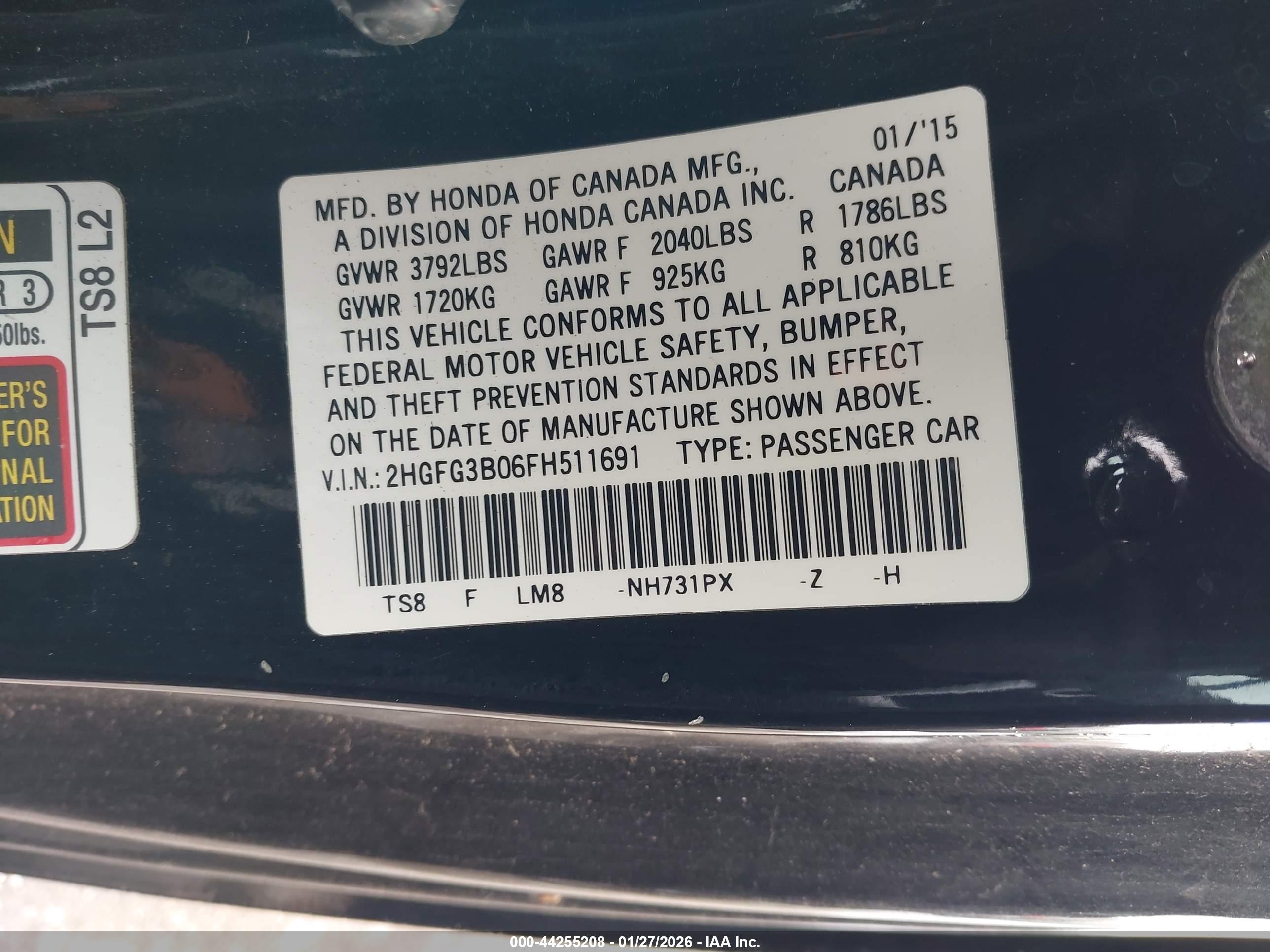 HONDA CIVIC image 9