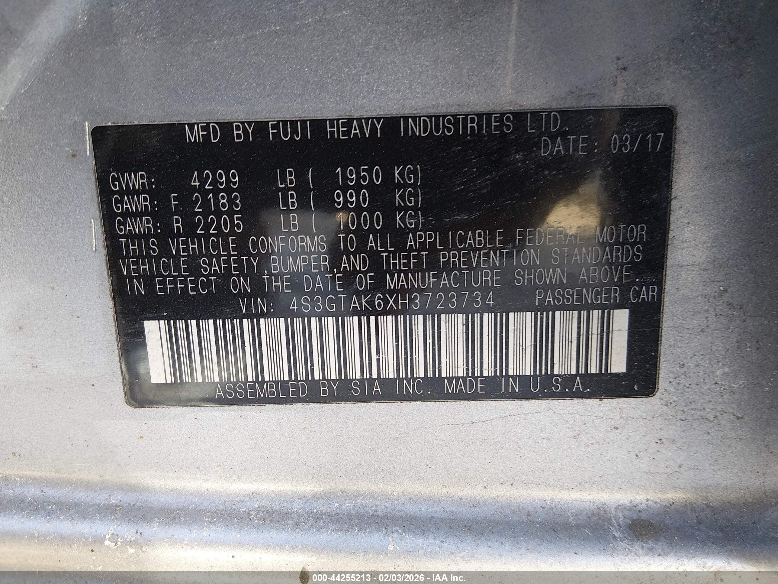 SUBARU IMPREZA image 9