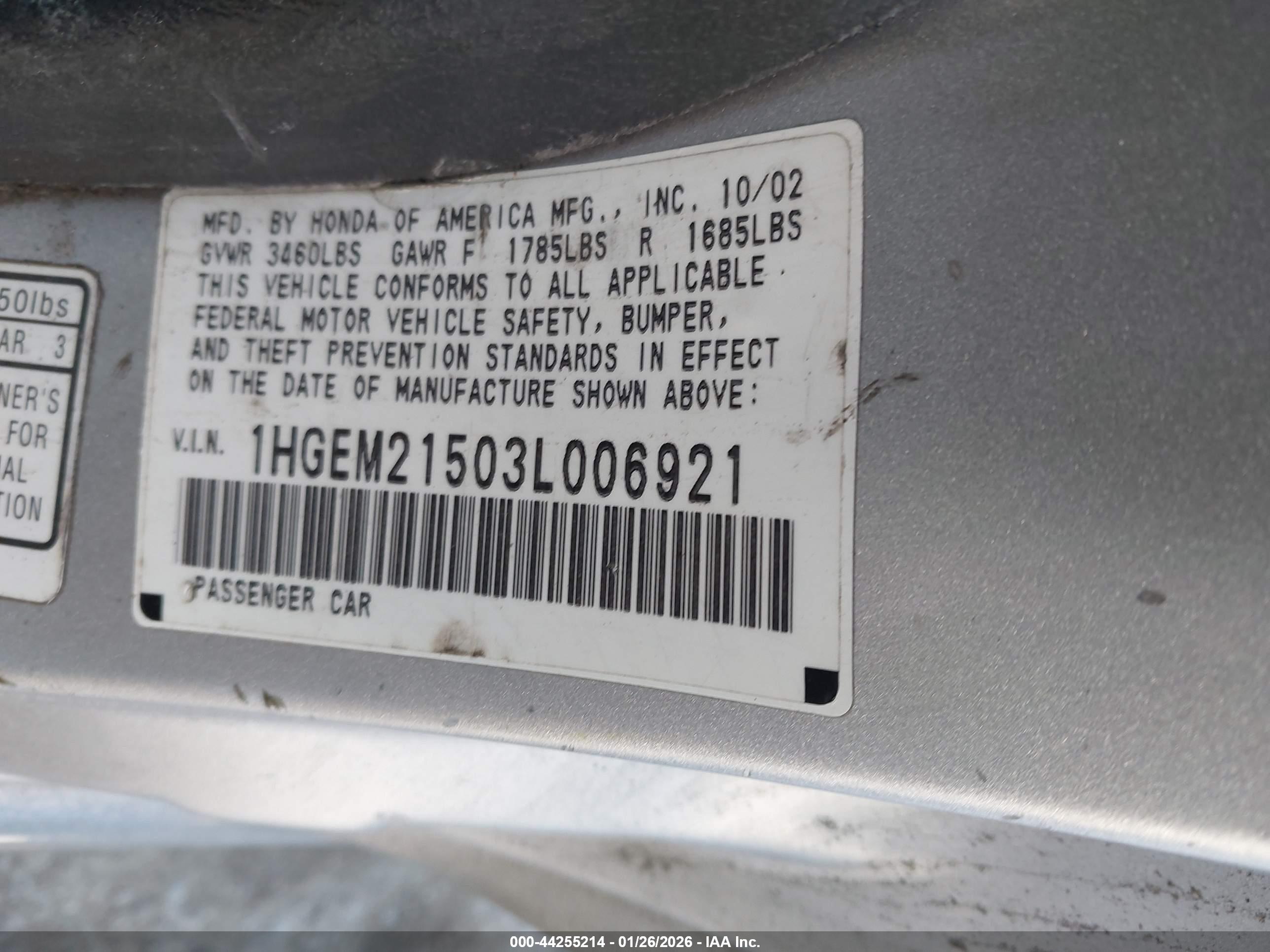HONDA CIVIC image 9