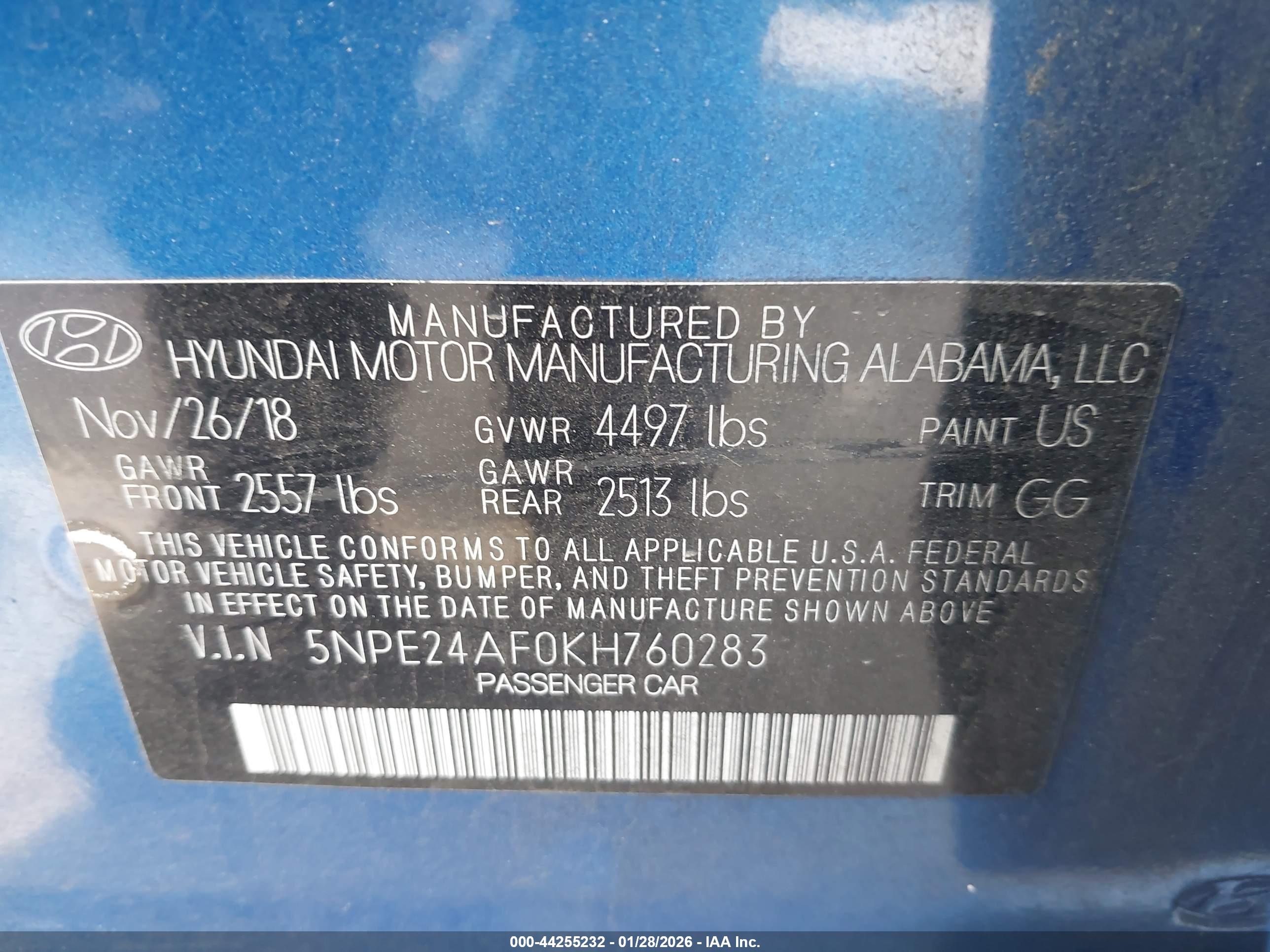 HYUNDAI SONATA image 9