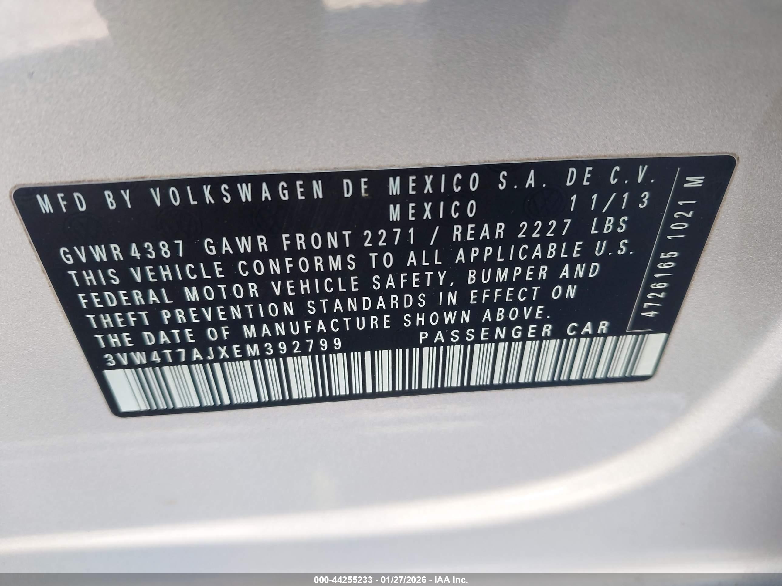 VOLKSWAGEN JETTA image 9