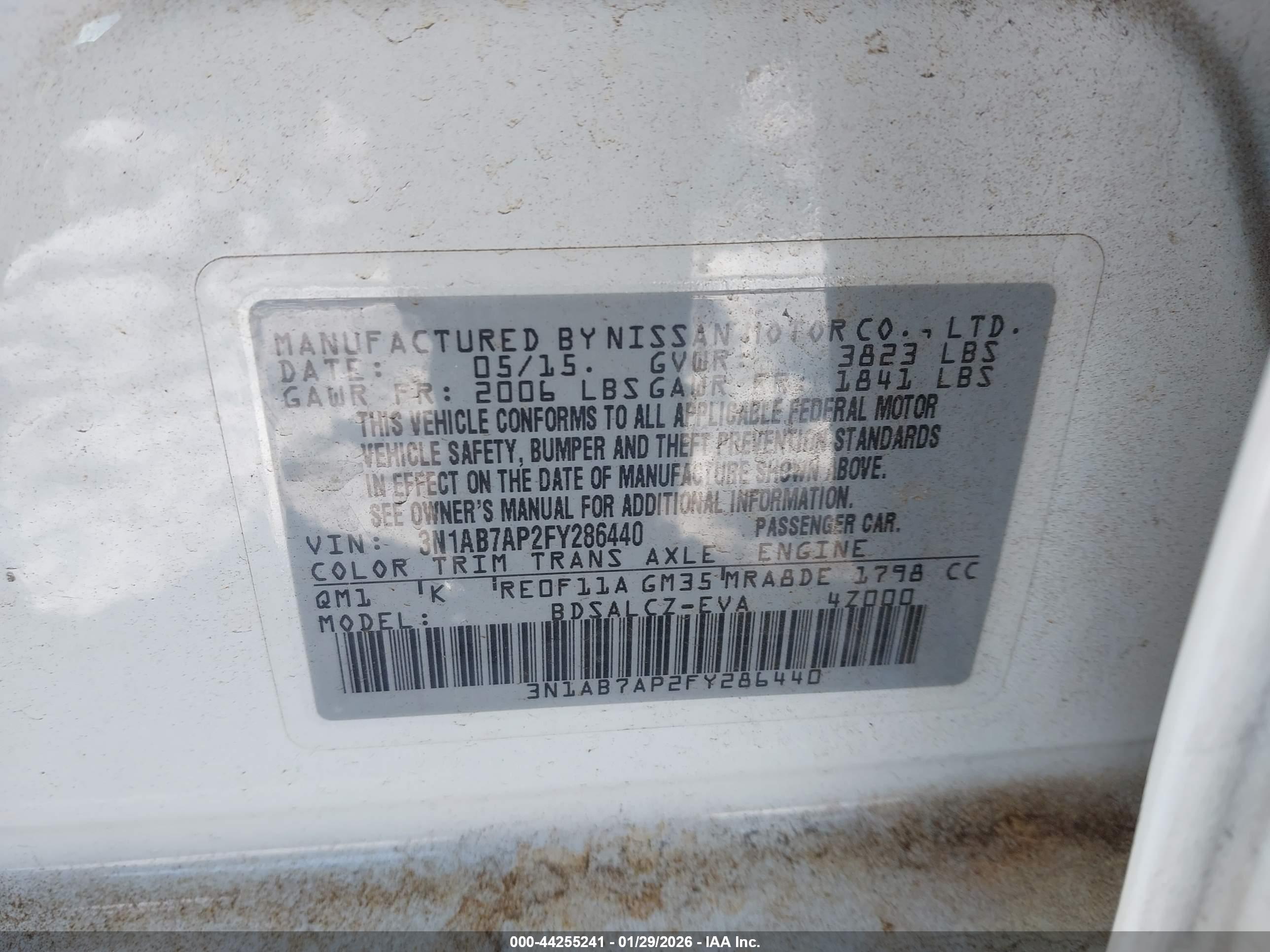 NISSAN SENTRA image 9