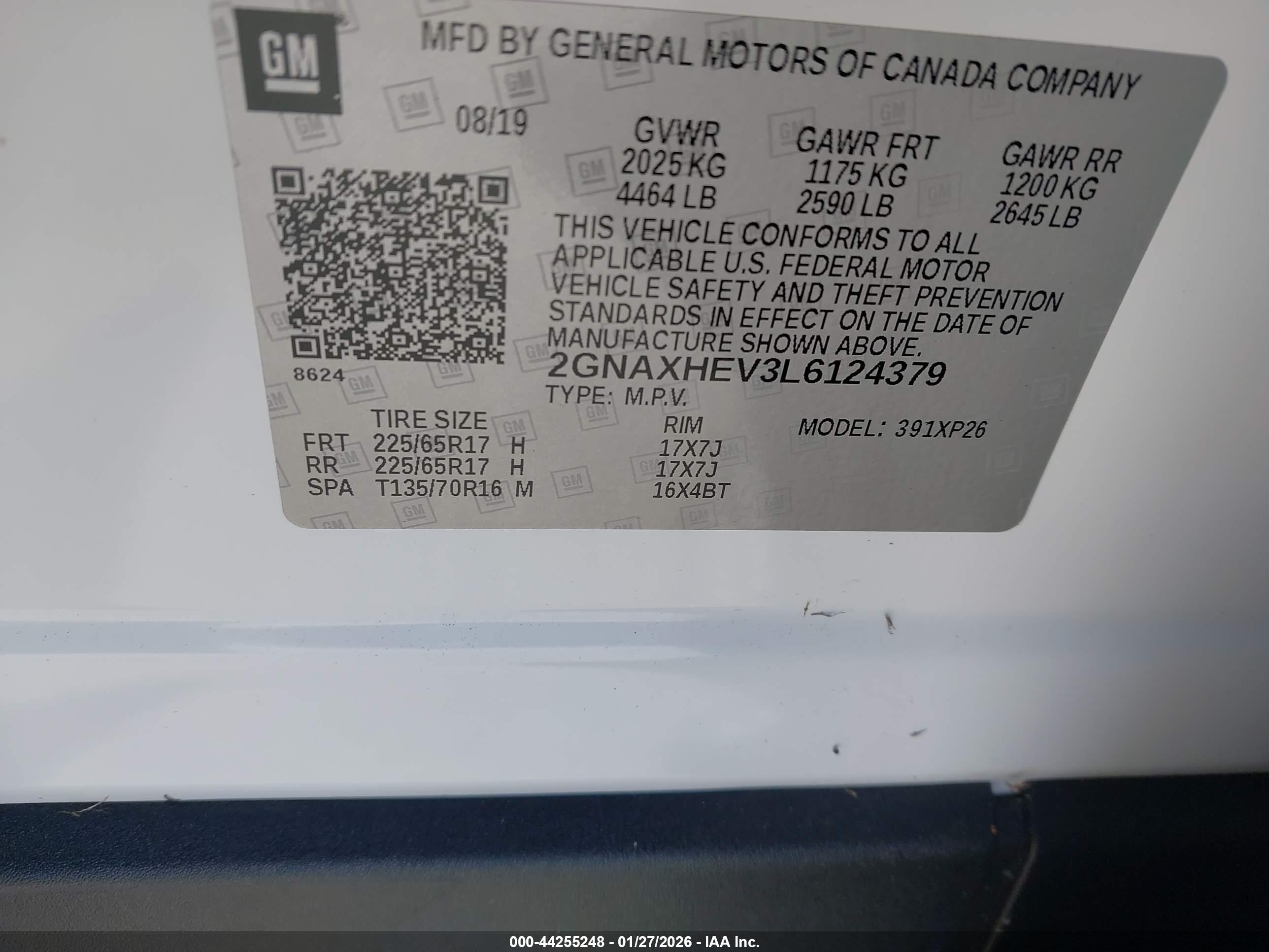 CHEVROLET EQUINOX image 9