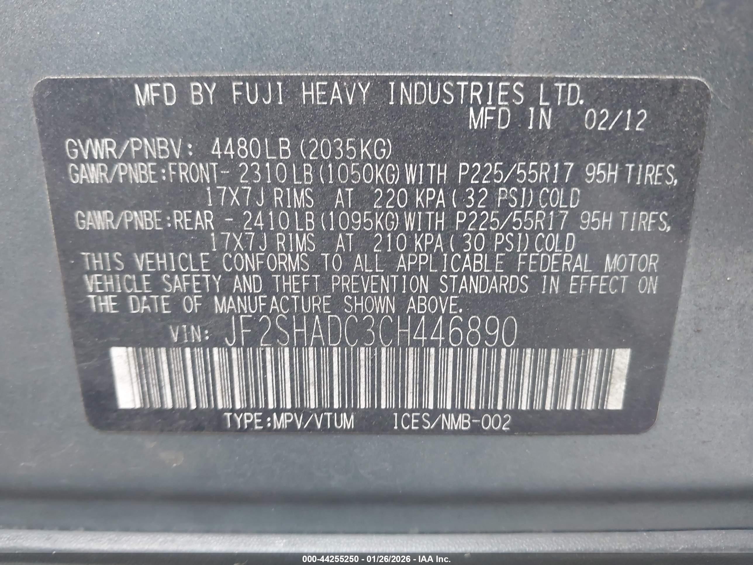 SUBARU FORESTER image 9