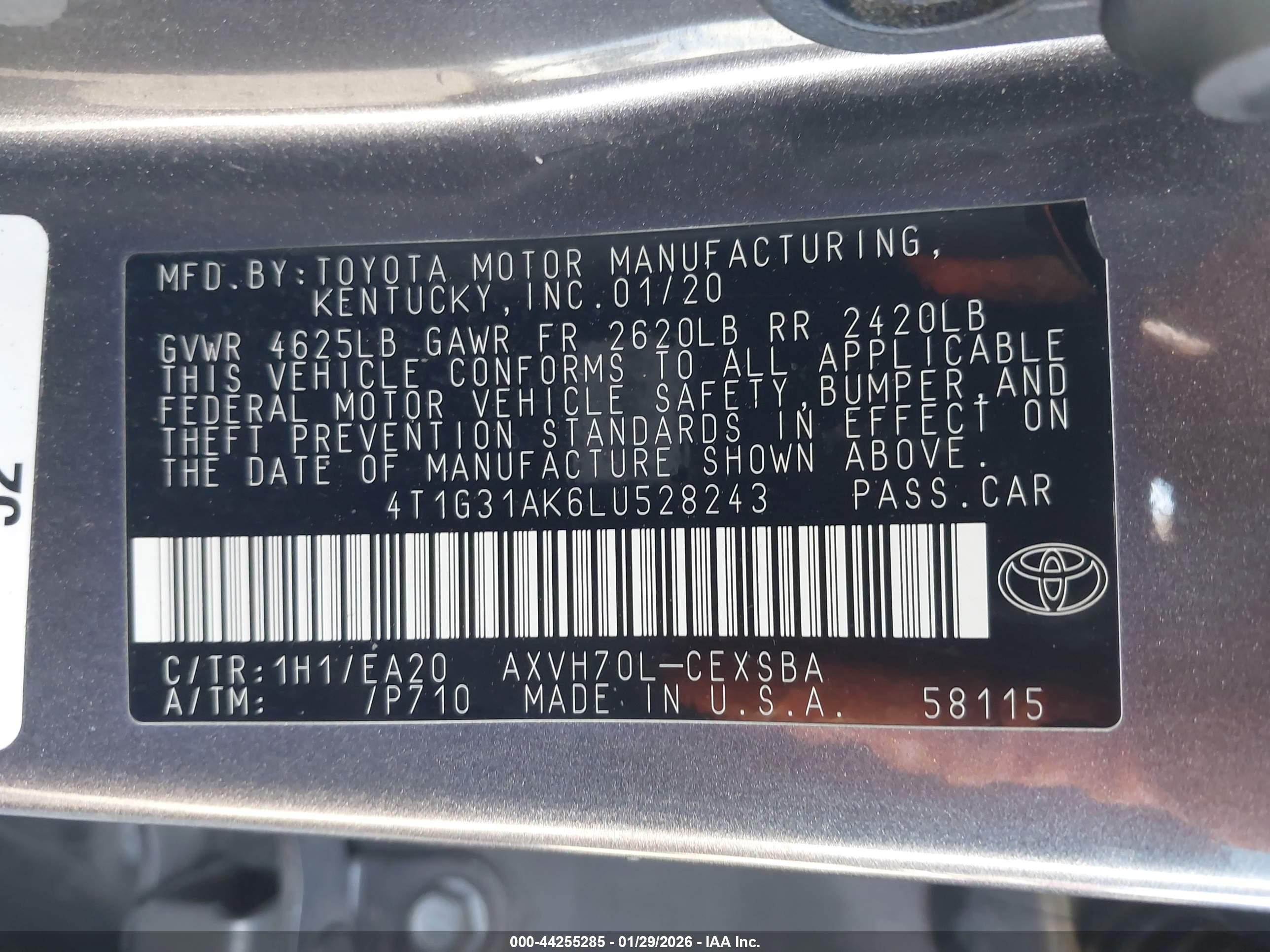 TOYOTA CAMRY image 9