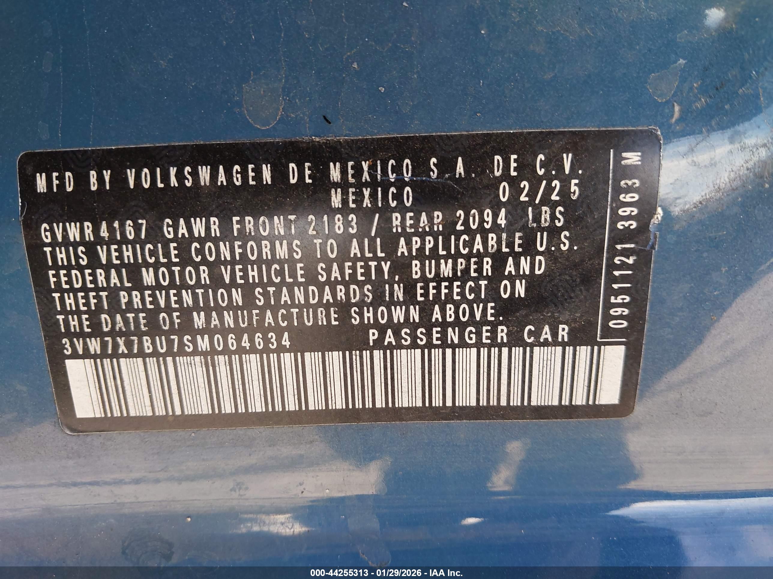 VOLKSWAGEN JETTA image 9
