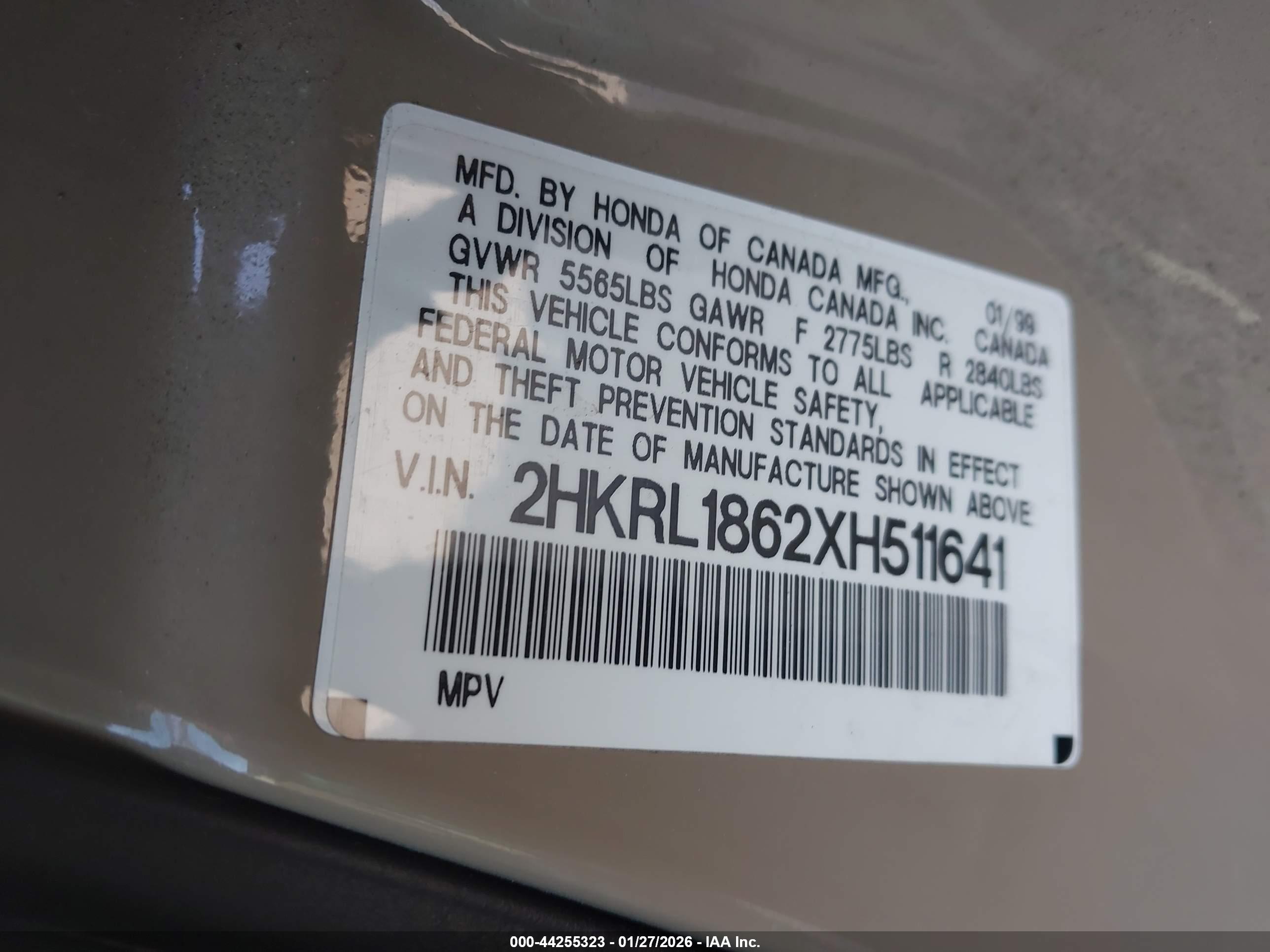 HONDA ODYSSEY image 9