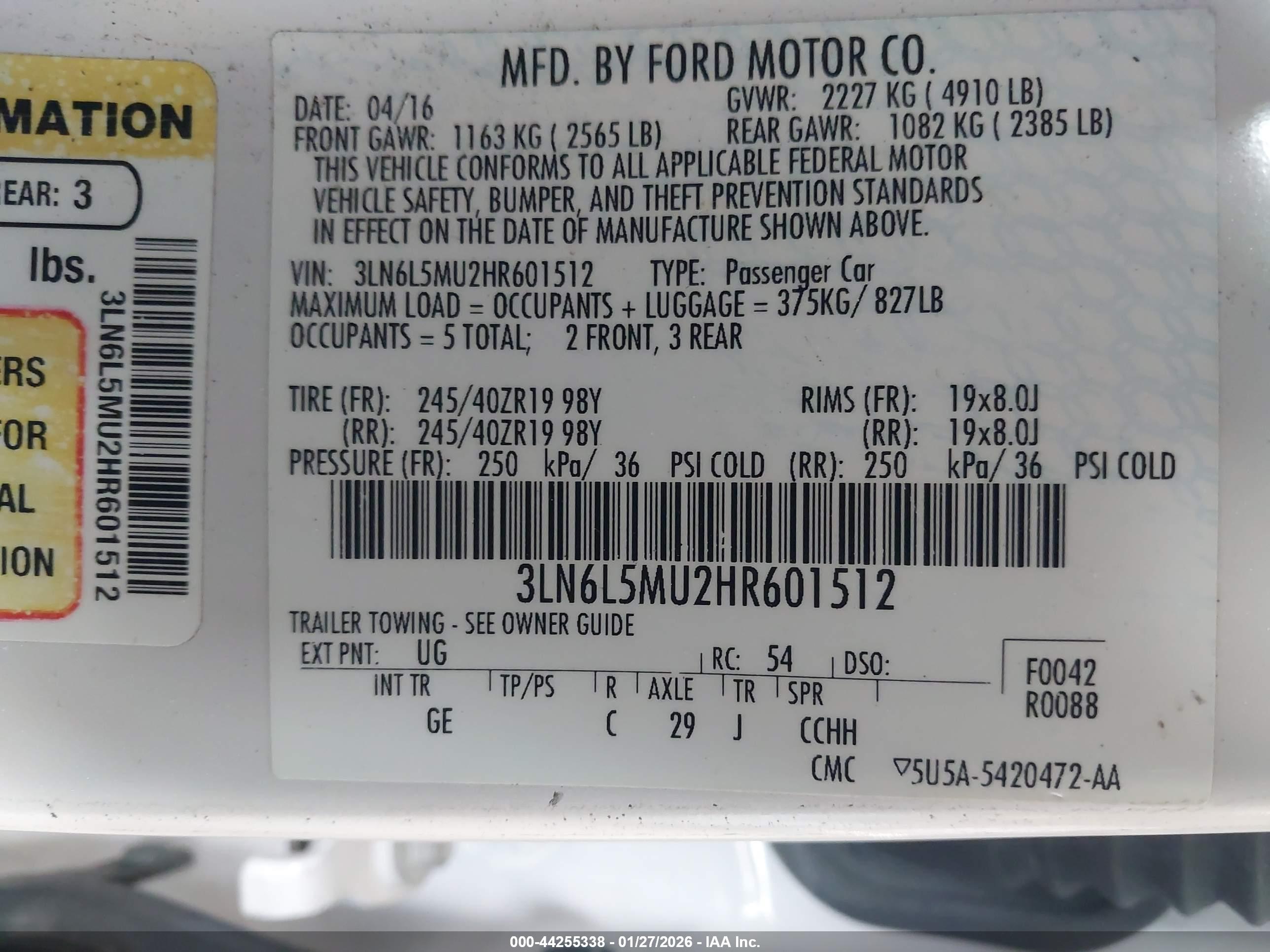 LINCOLN MKZ image 9