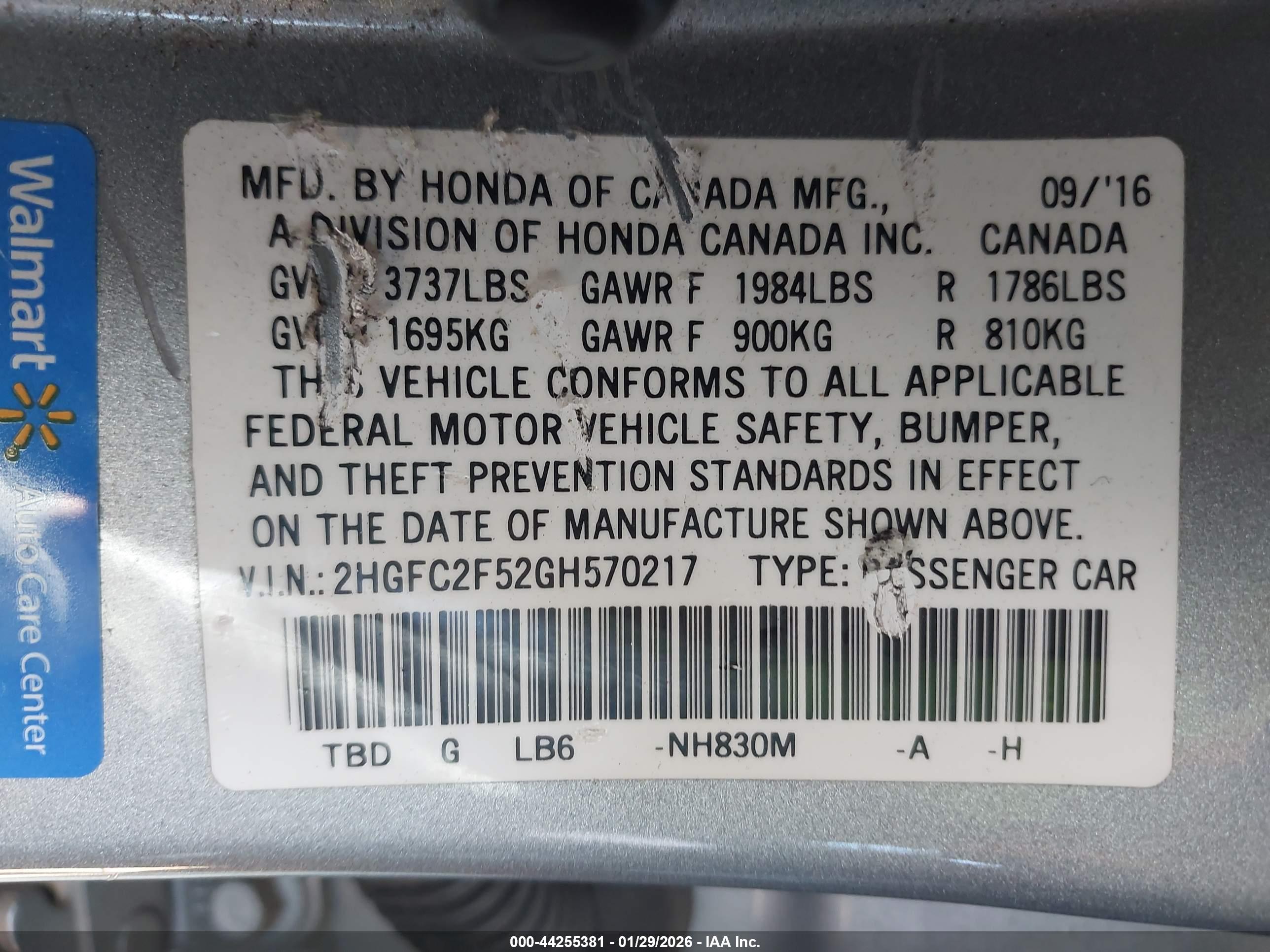 HONDA CIVIC image 9