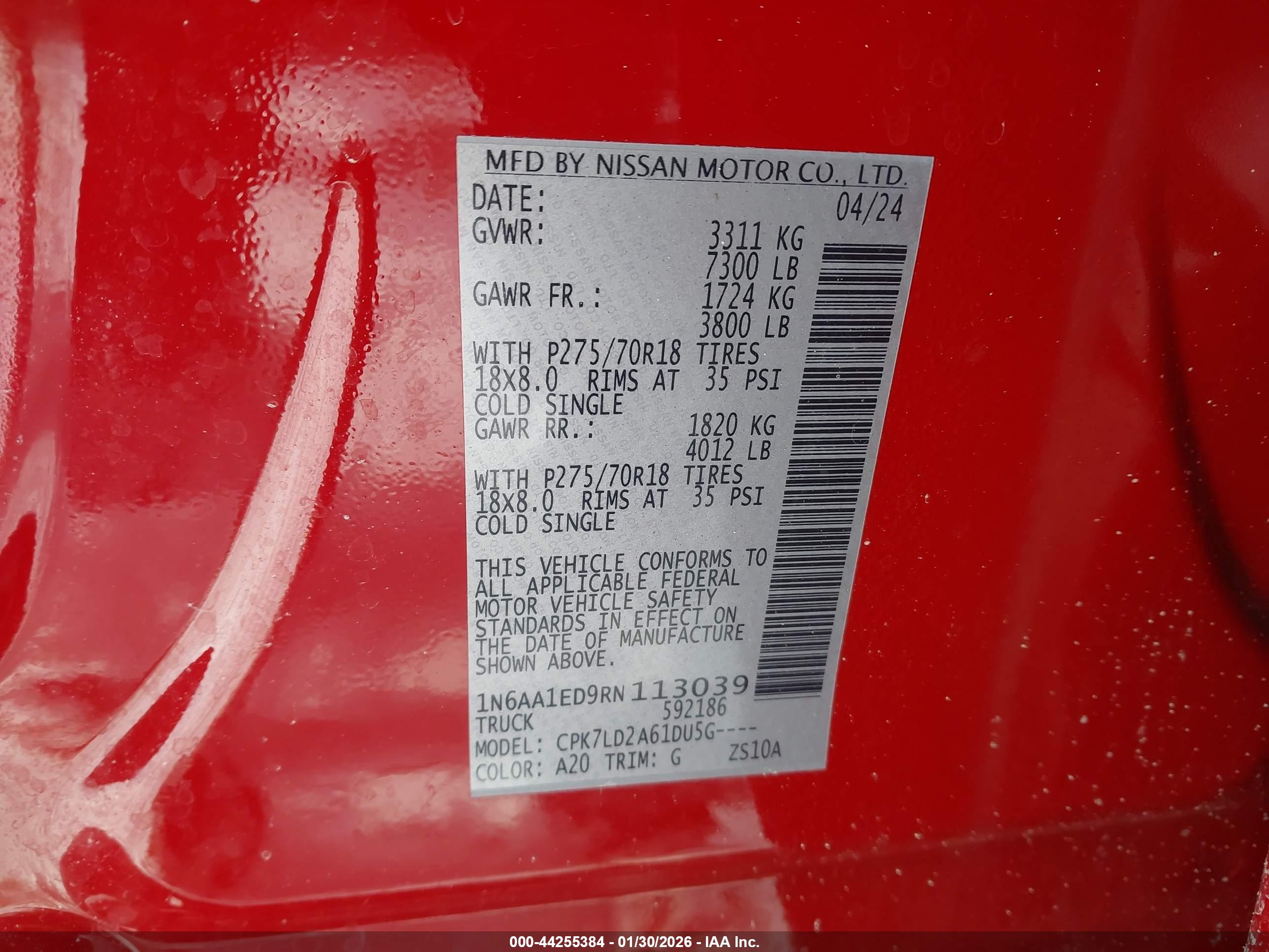 NISSAN TITAN image 9