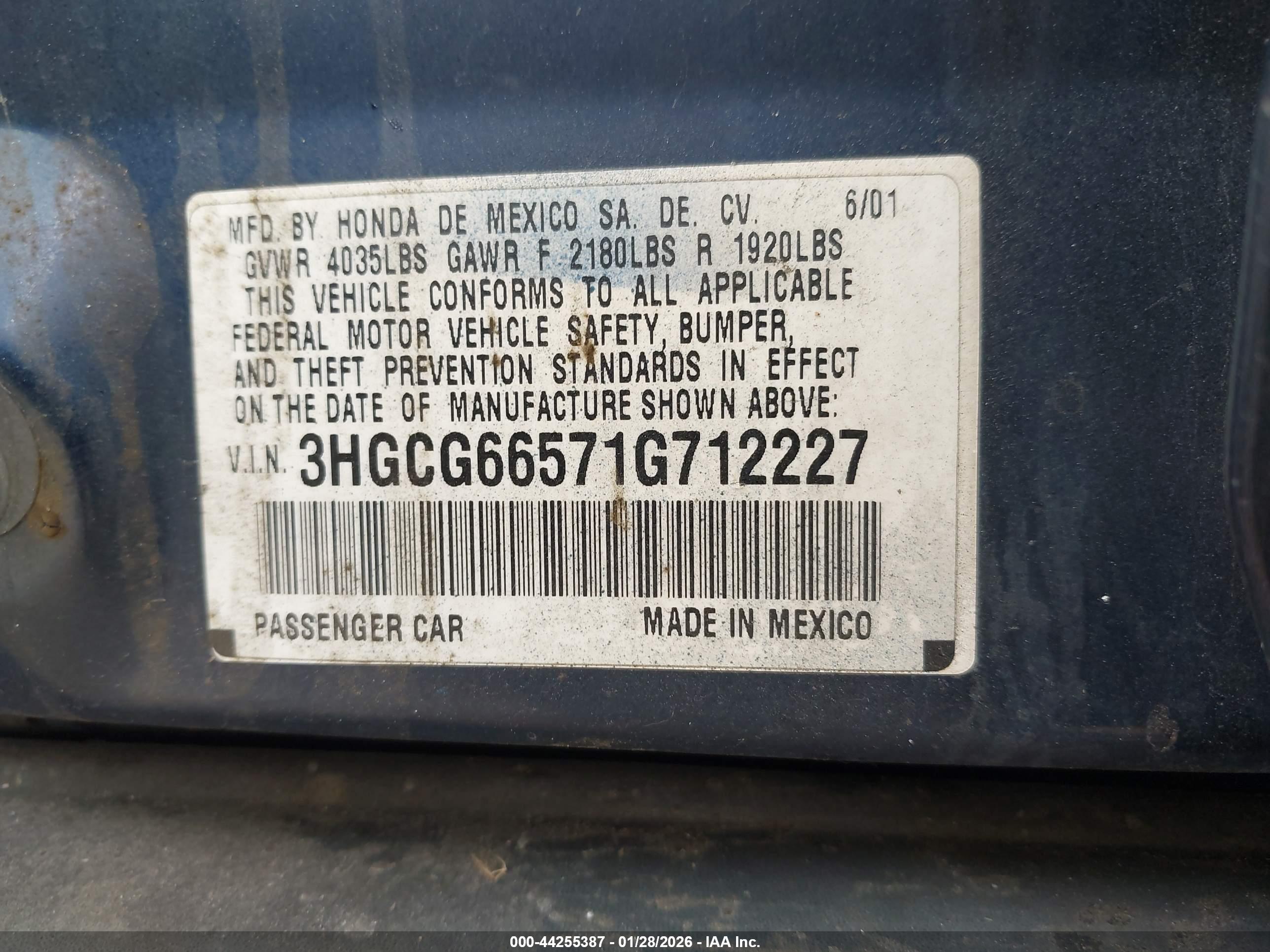 HONDA ACCORD image 9