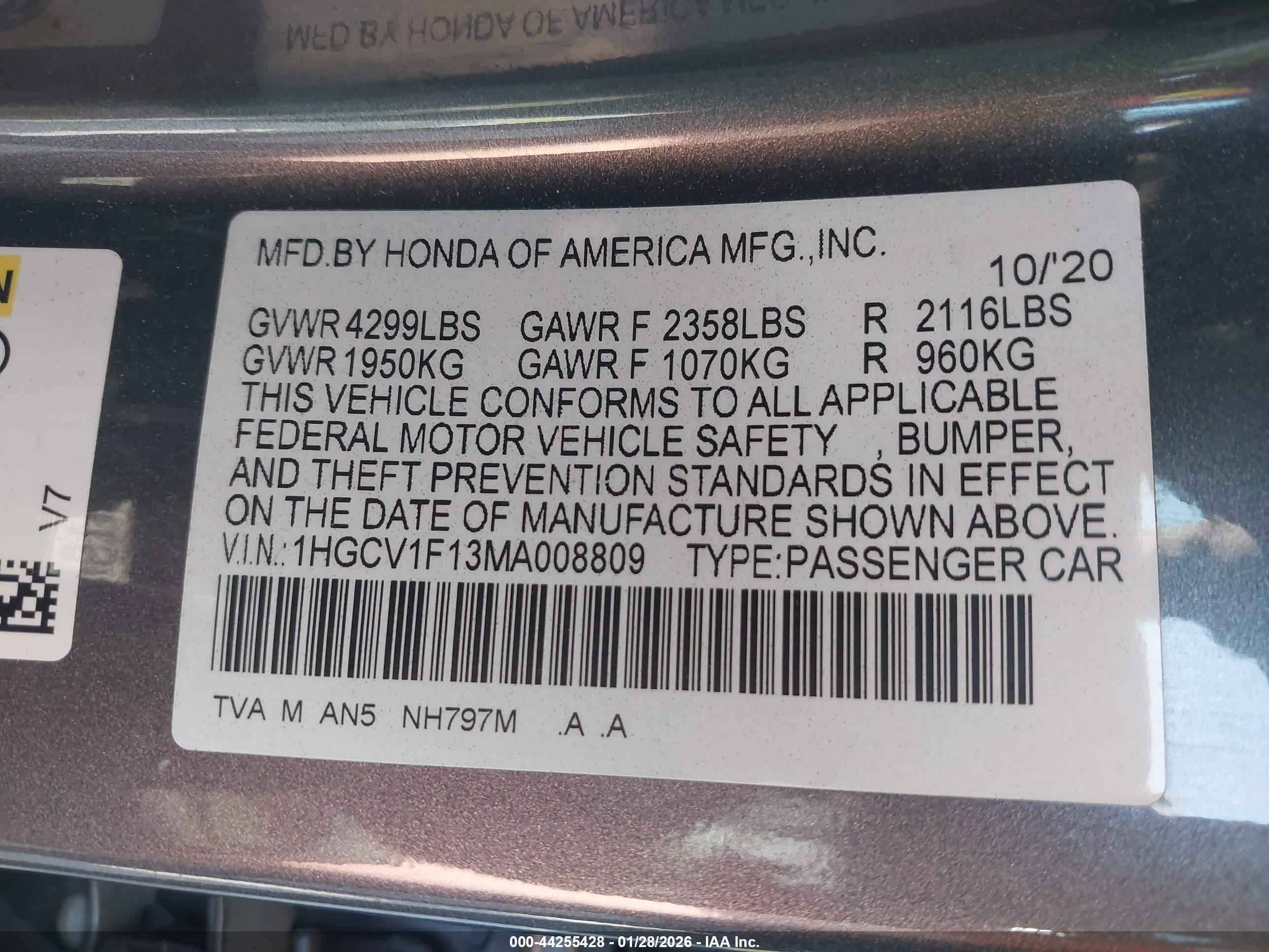 HONDA ACCORD image 9