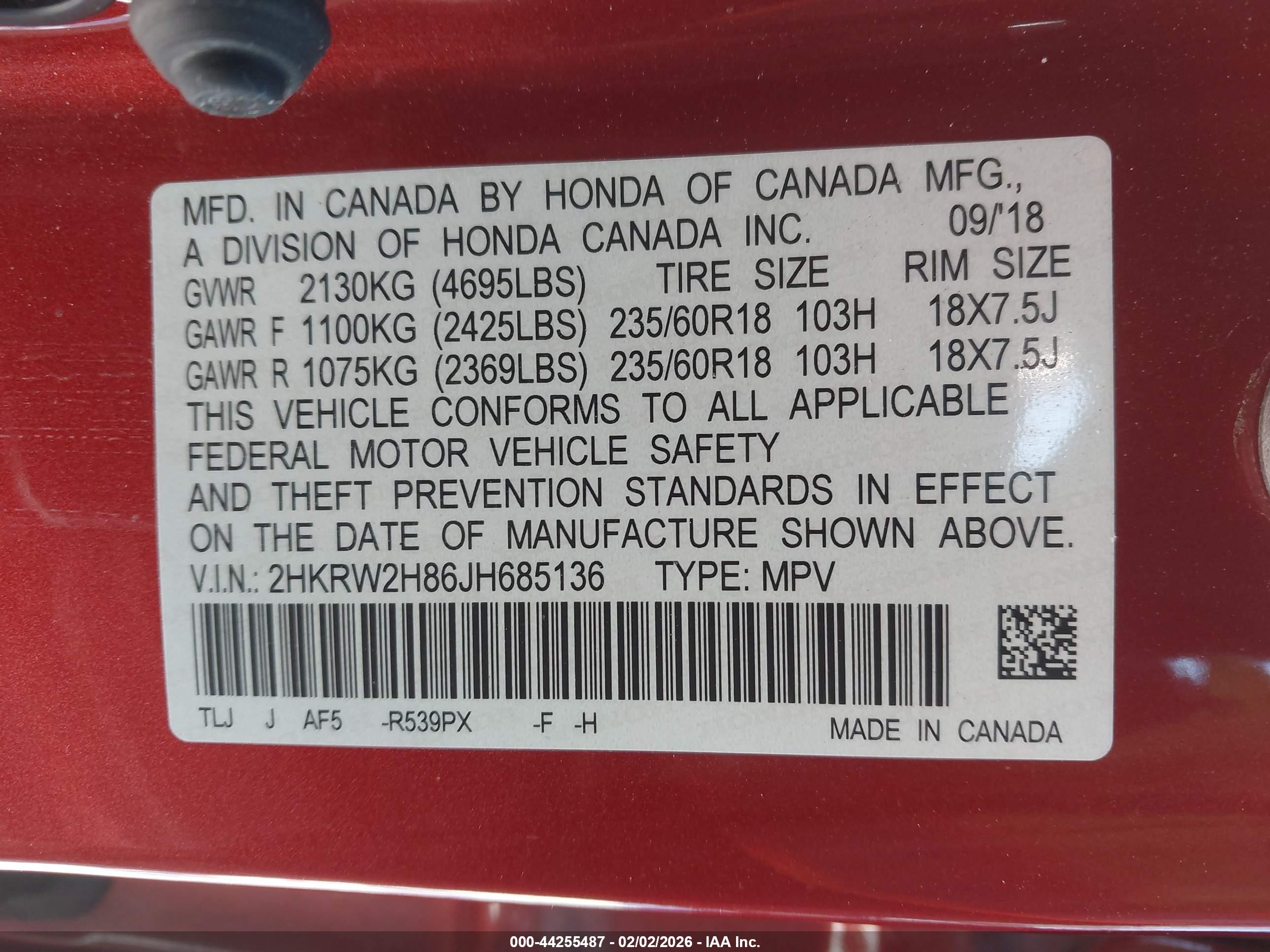 HONDA CR-V image 9