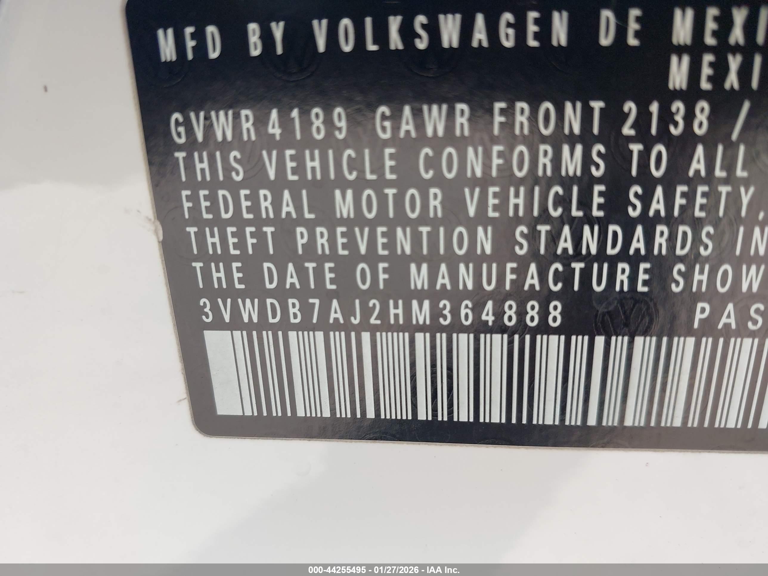 VOLKSWAGEN JETTA image 9