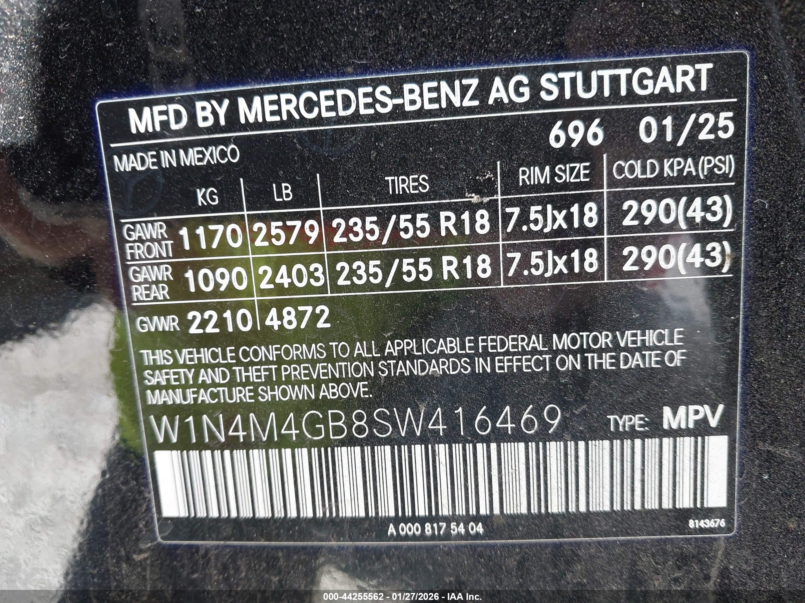 MERCEDES-BENZ GLB image 9