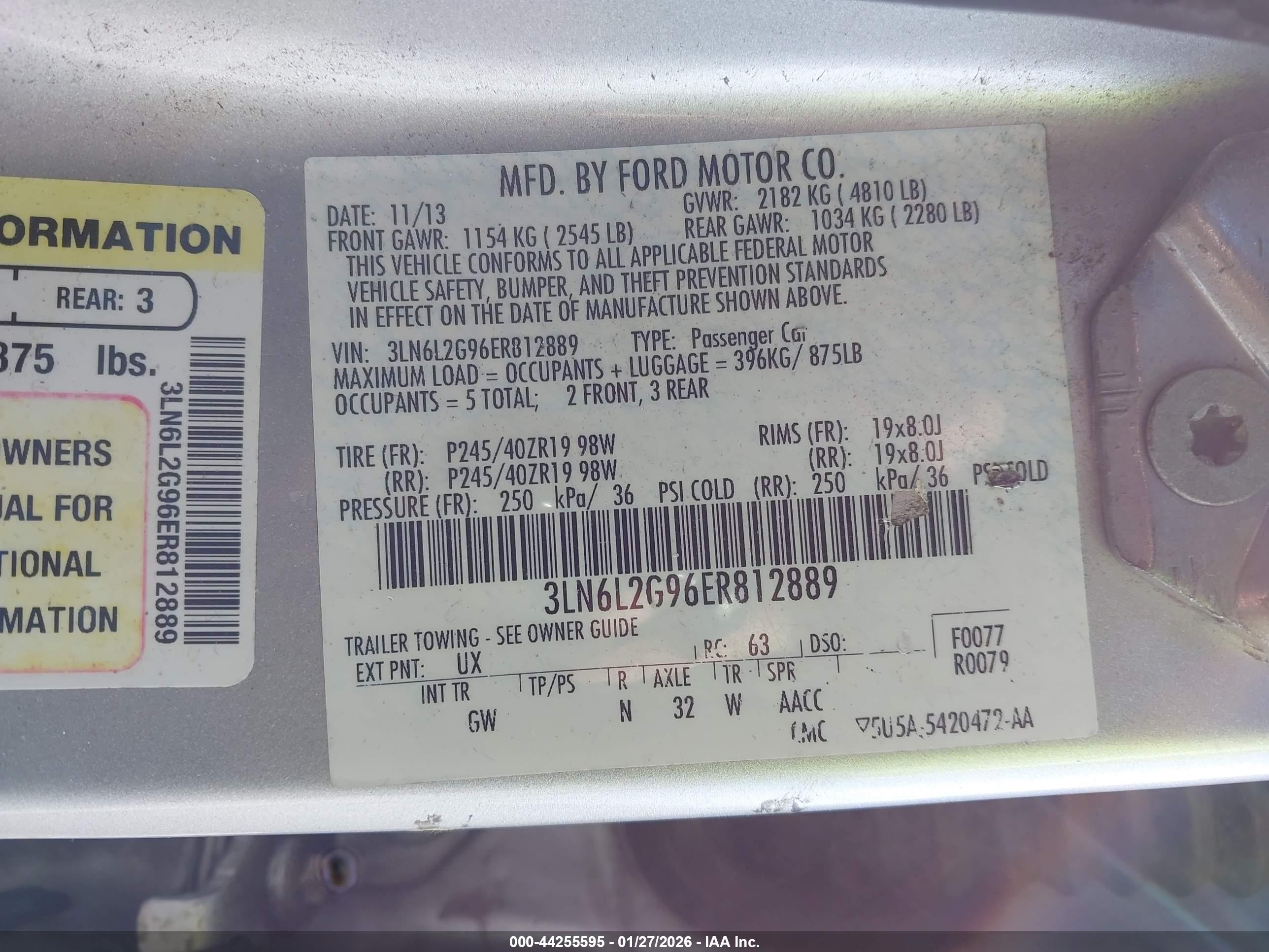 LINCOLN MKZ image 9