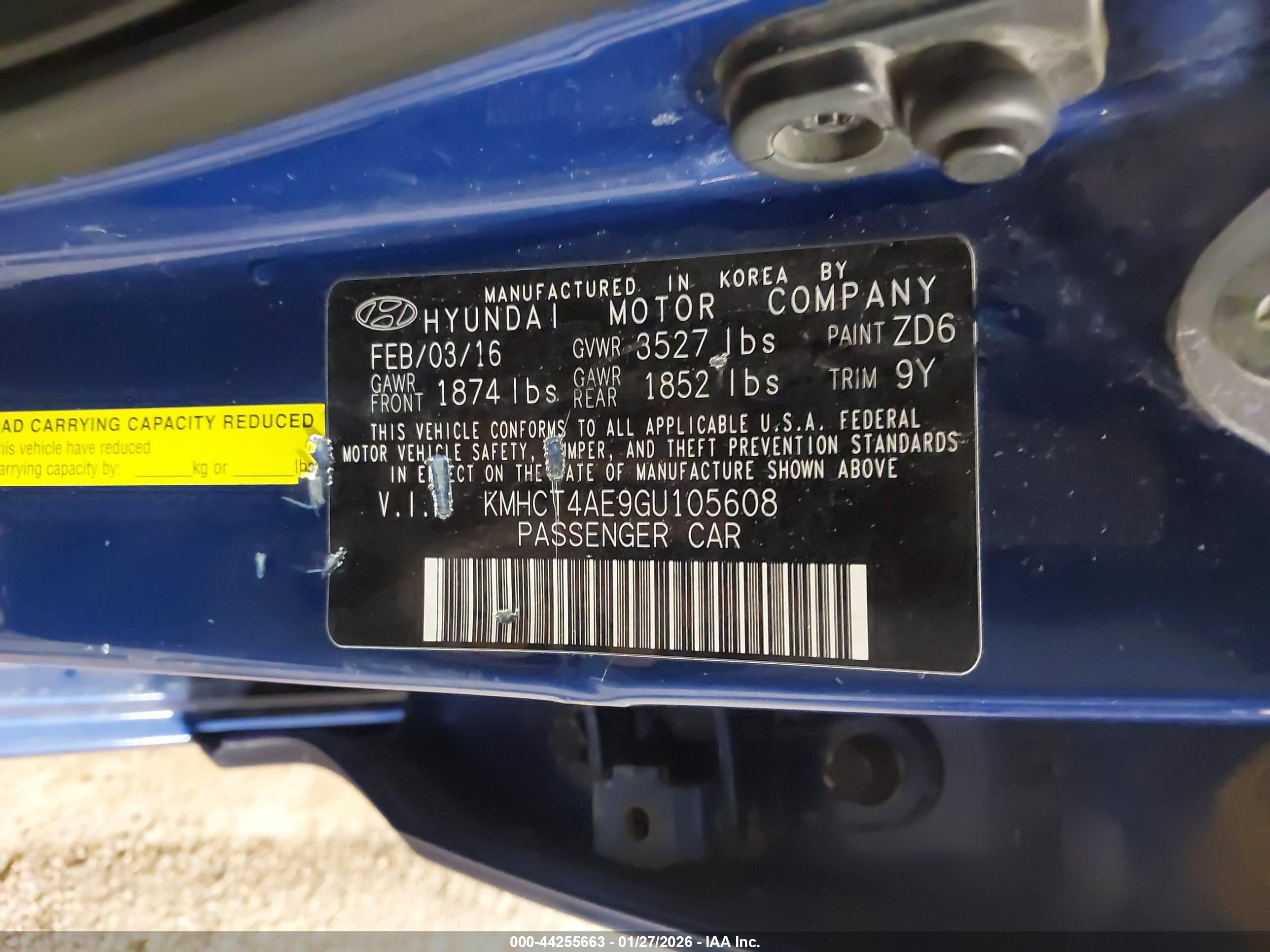 HYUNDAI ACCENT image 9