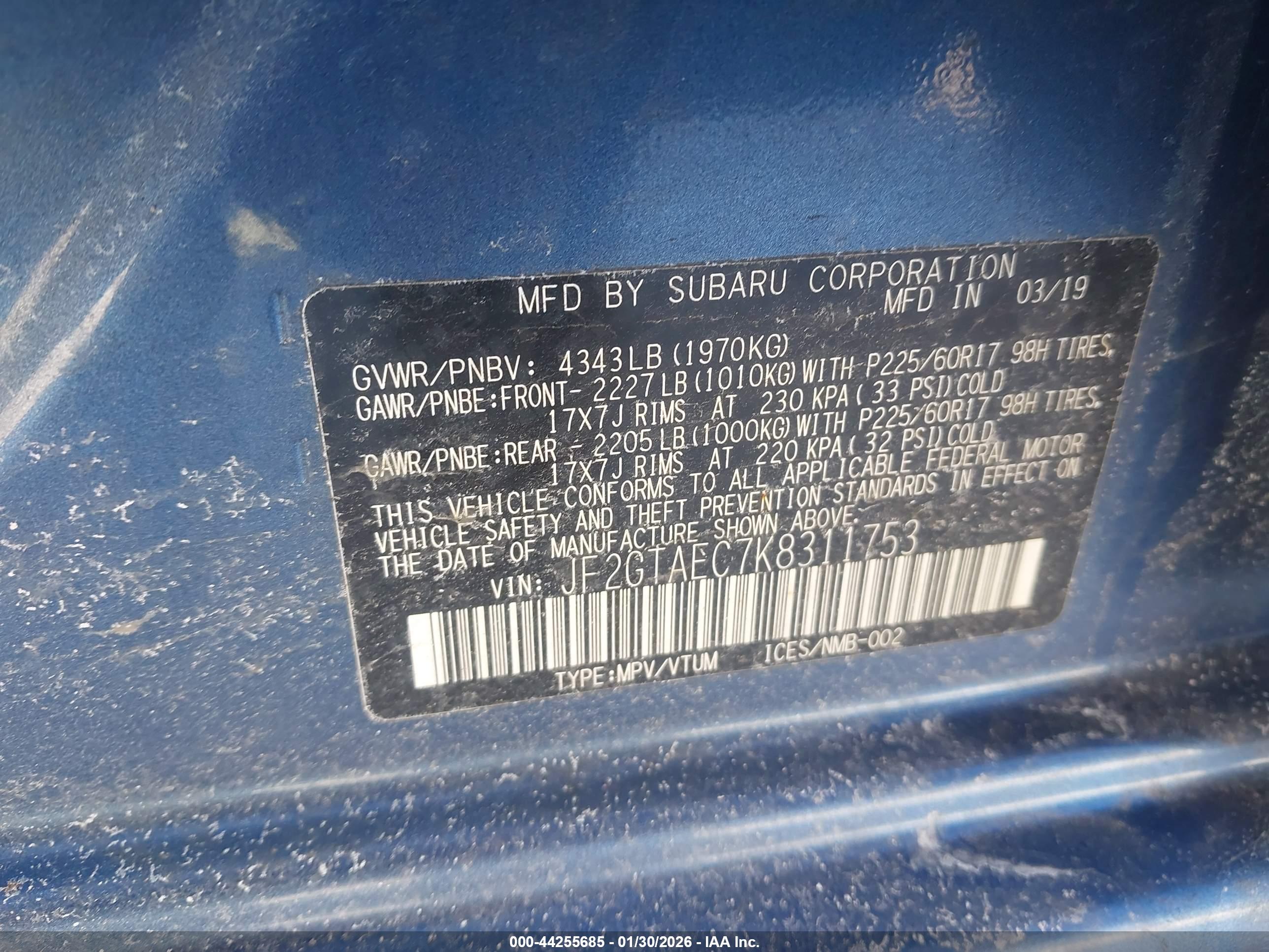 SUBARU CROSSTREK image 9