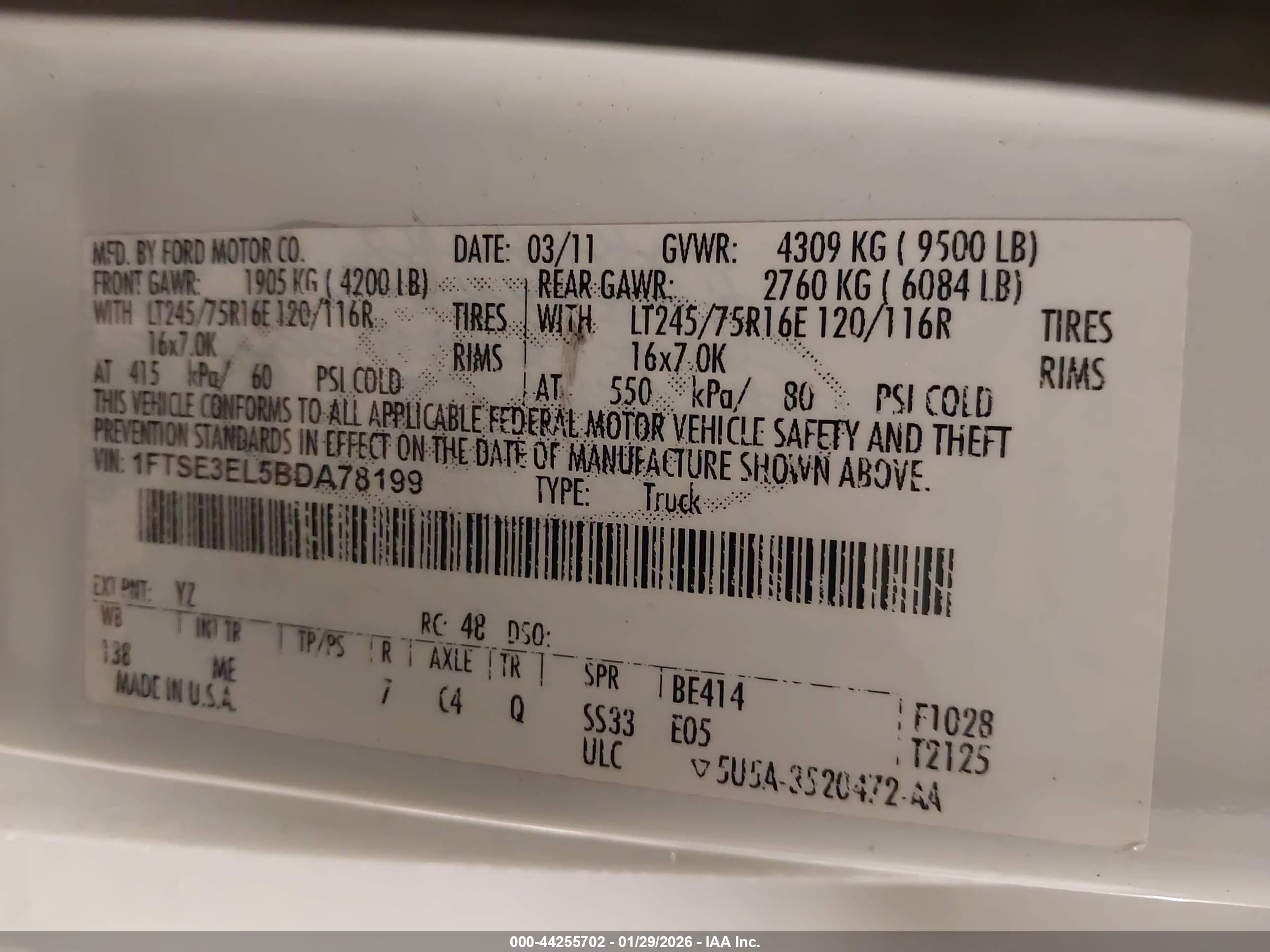 FORD E-350 image 9