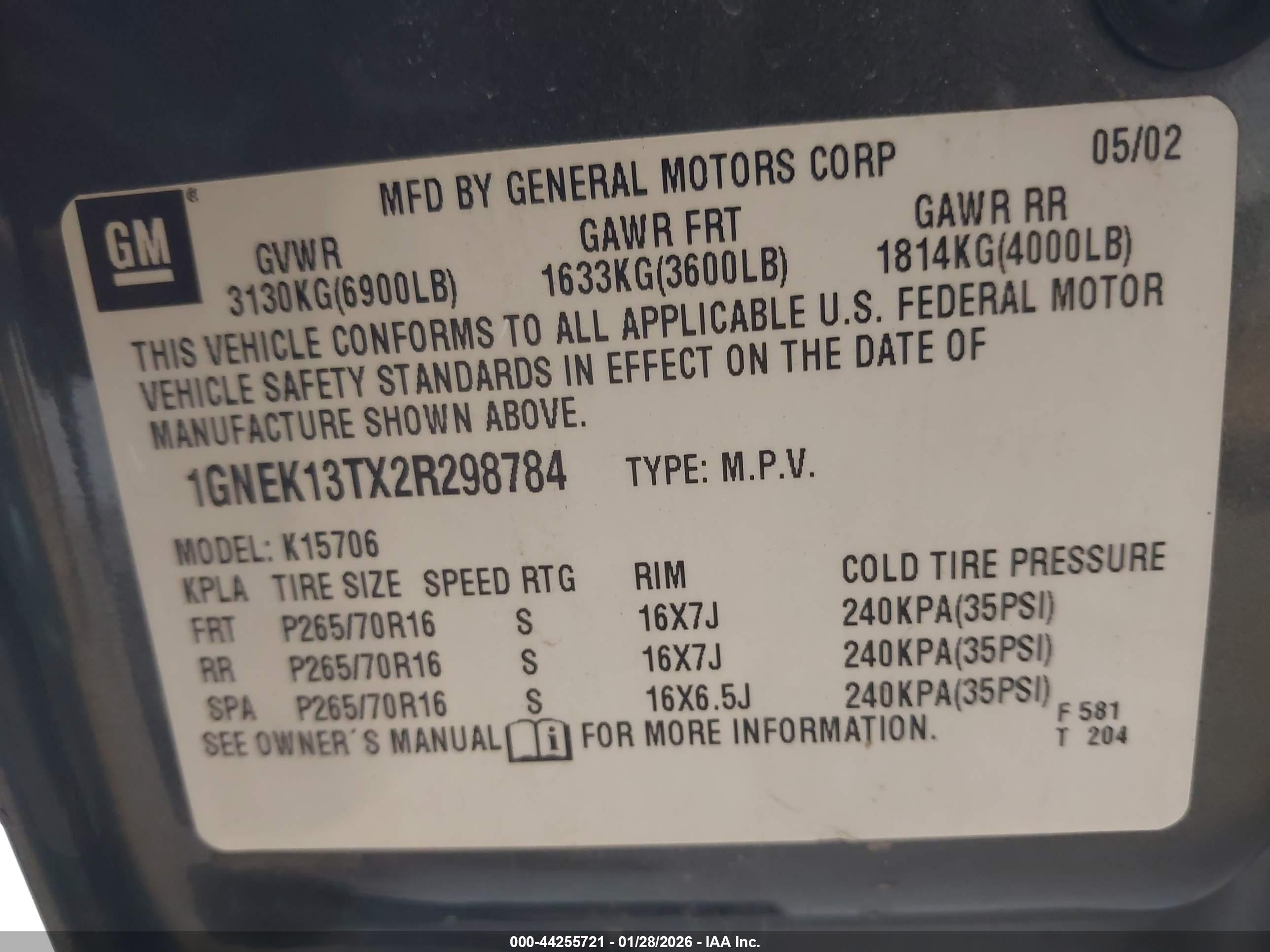 CHEVROLET TAHOE image 9