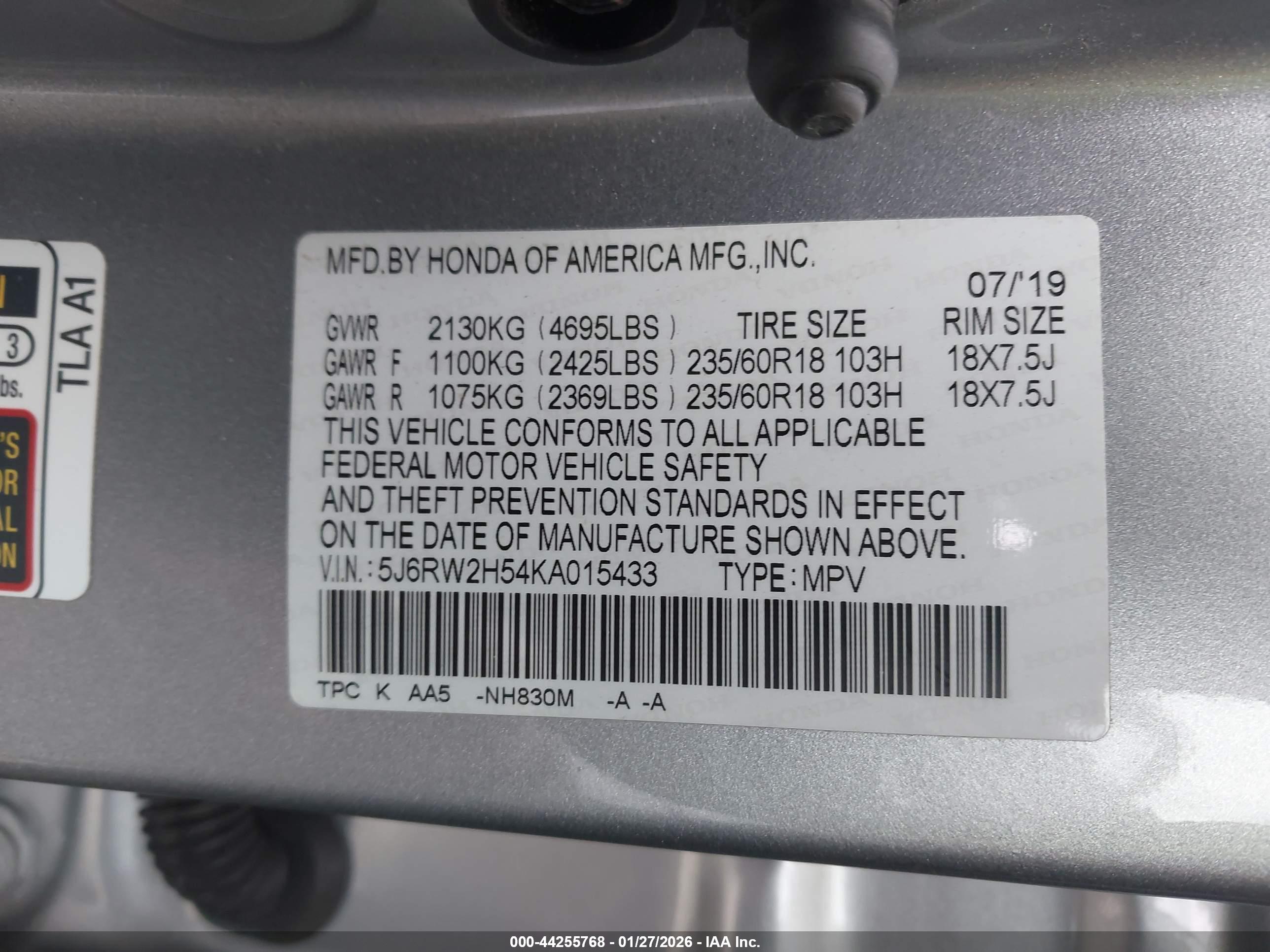 HONDA CR-V image 9