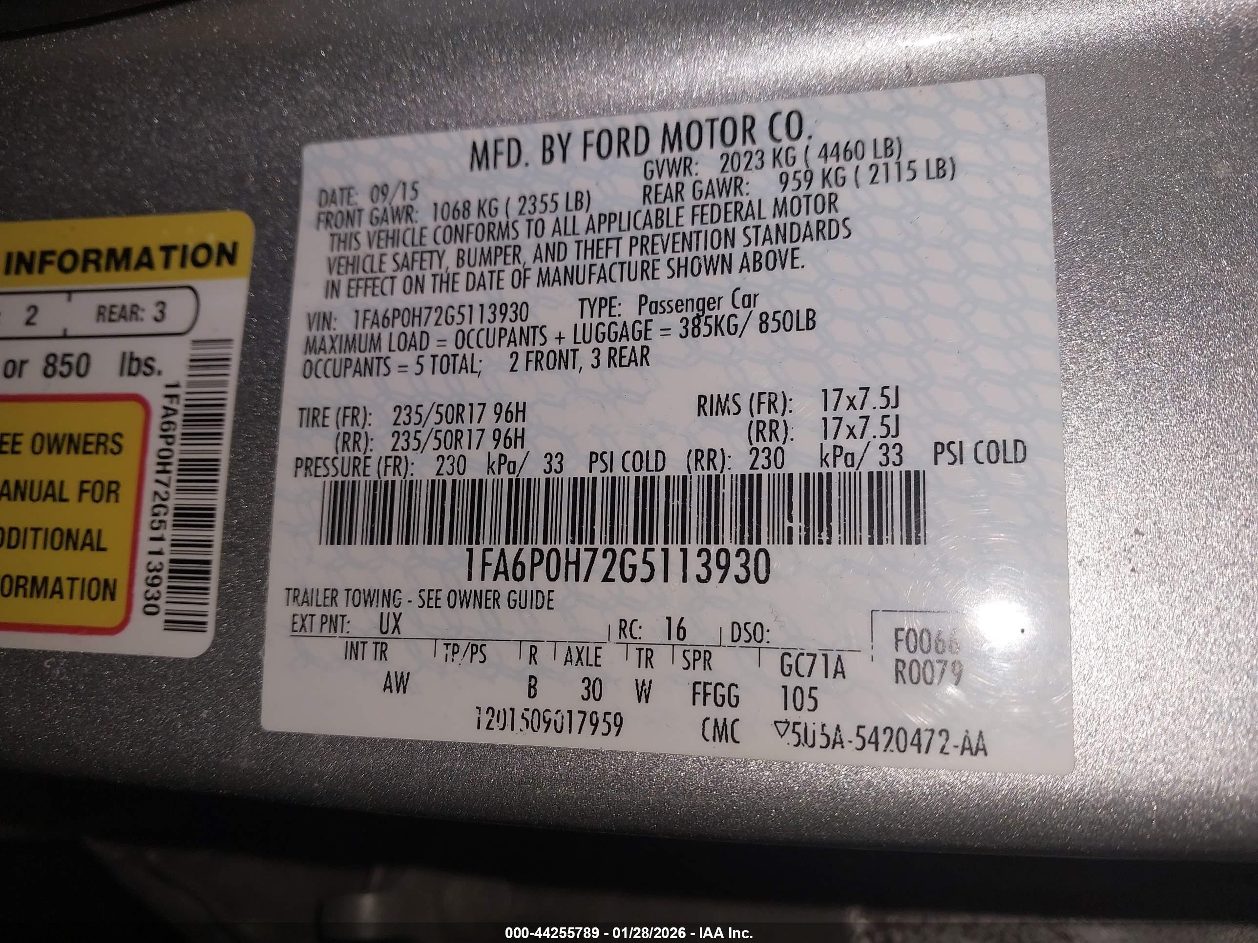 FORD FUSION image 9