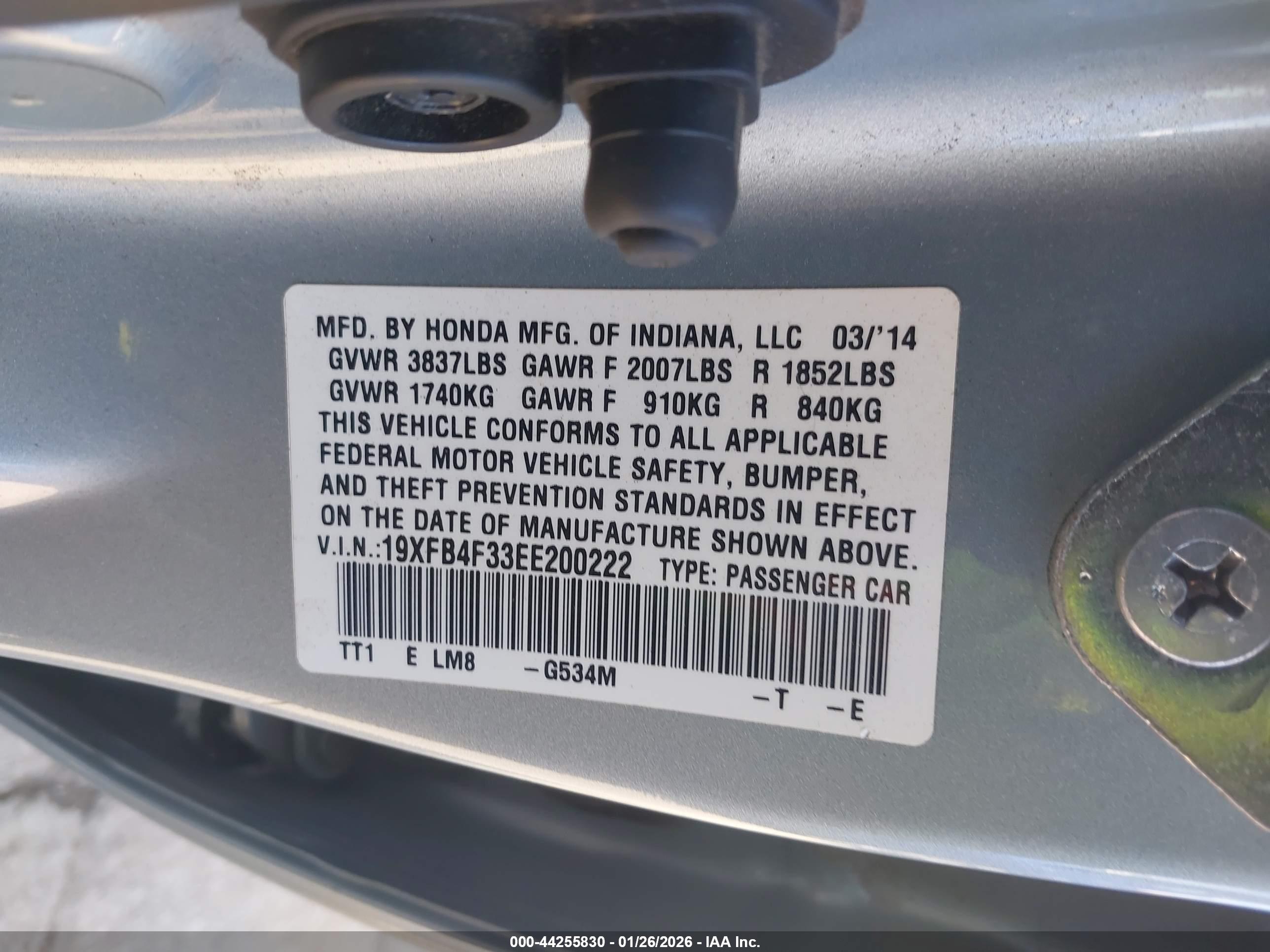 HONDA CIVIC image 9