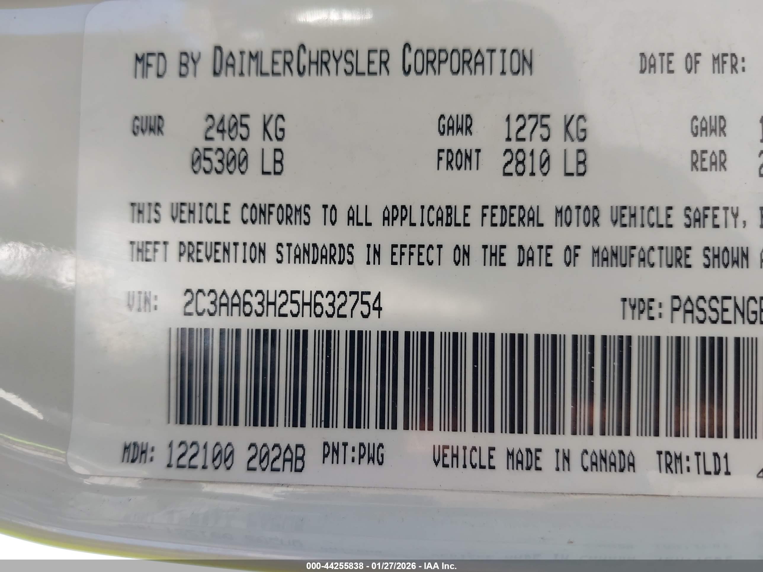 CHRYSLER 300C image 9