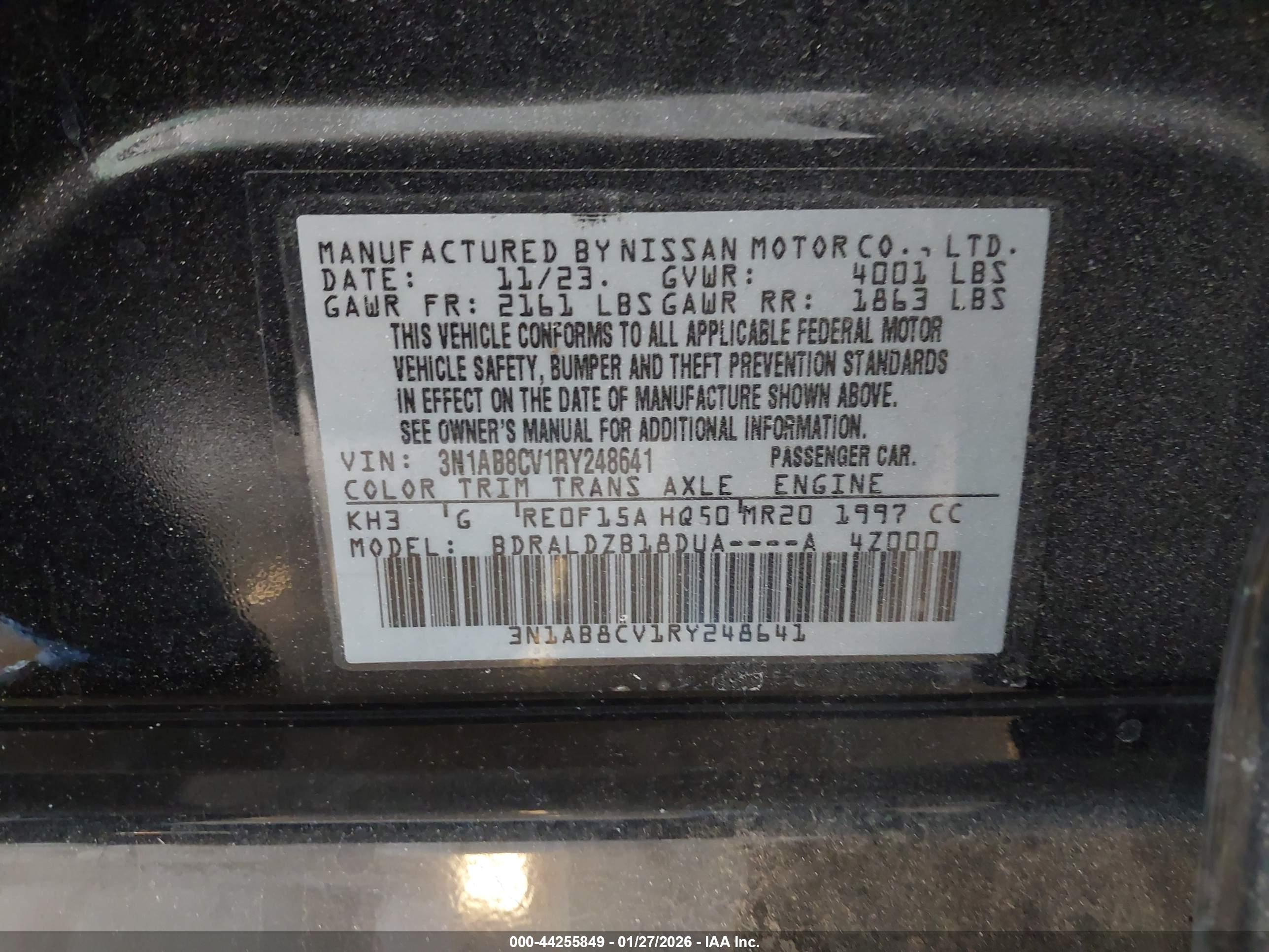 NISSAN SENTRA image 9