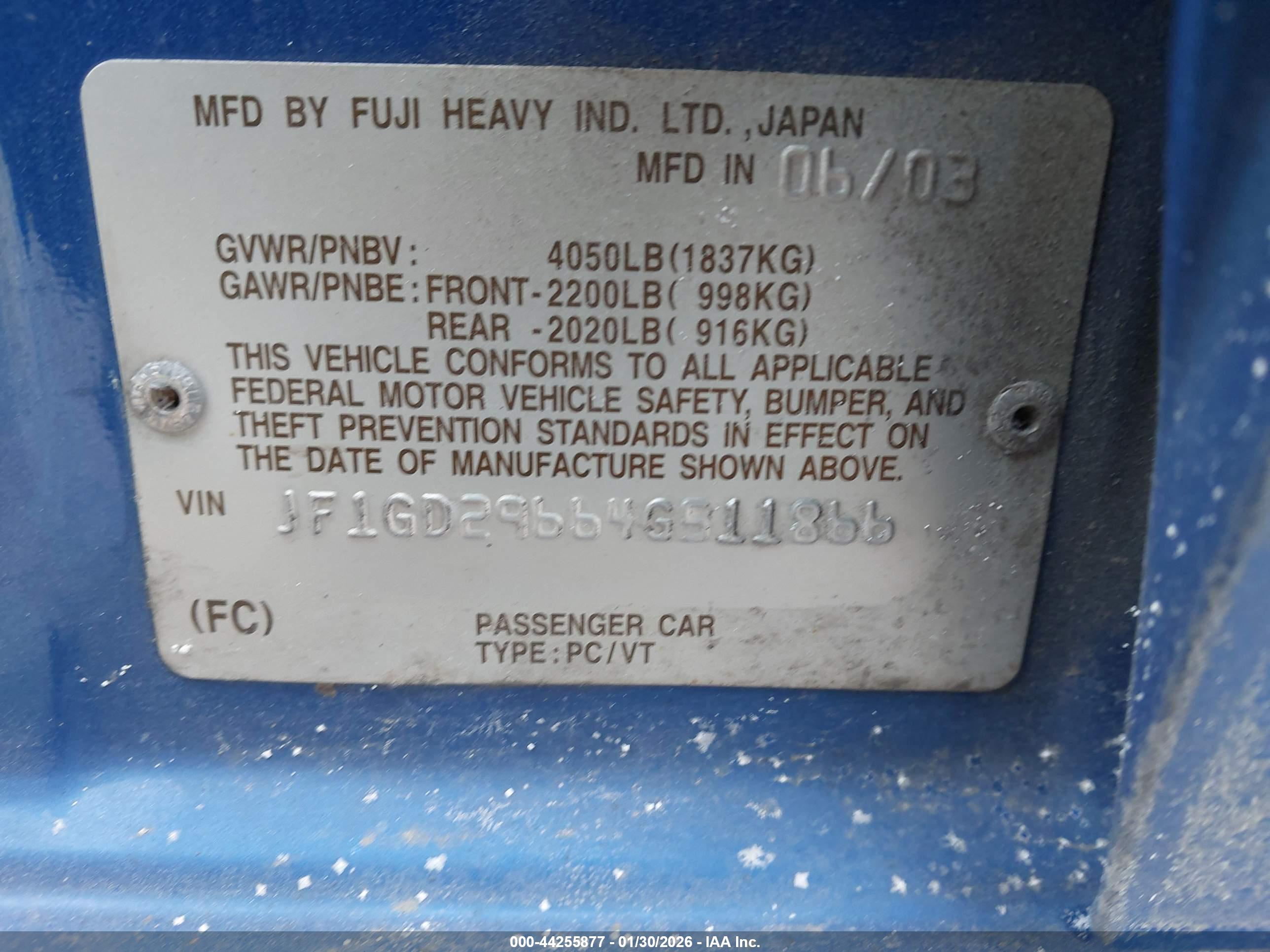 SUBARU IMPREZA image 9