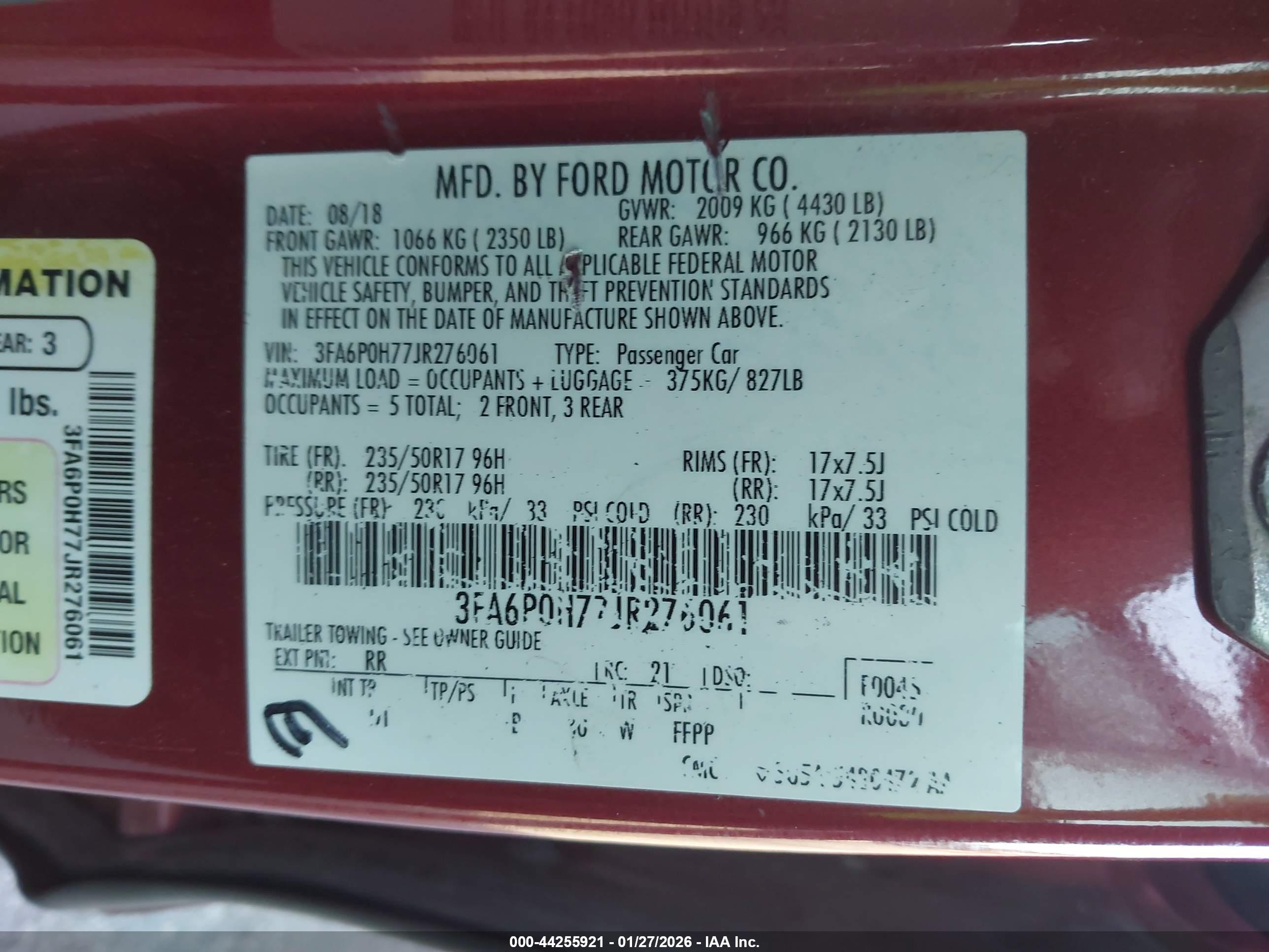 FORD FUSION image 9