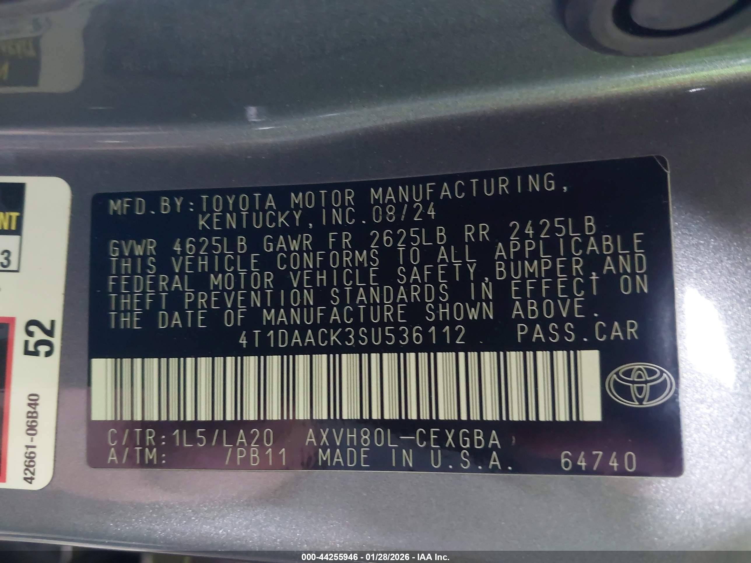 TOYOTA CAMRY image 9