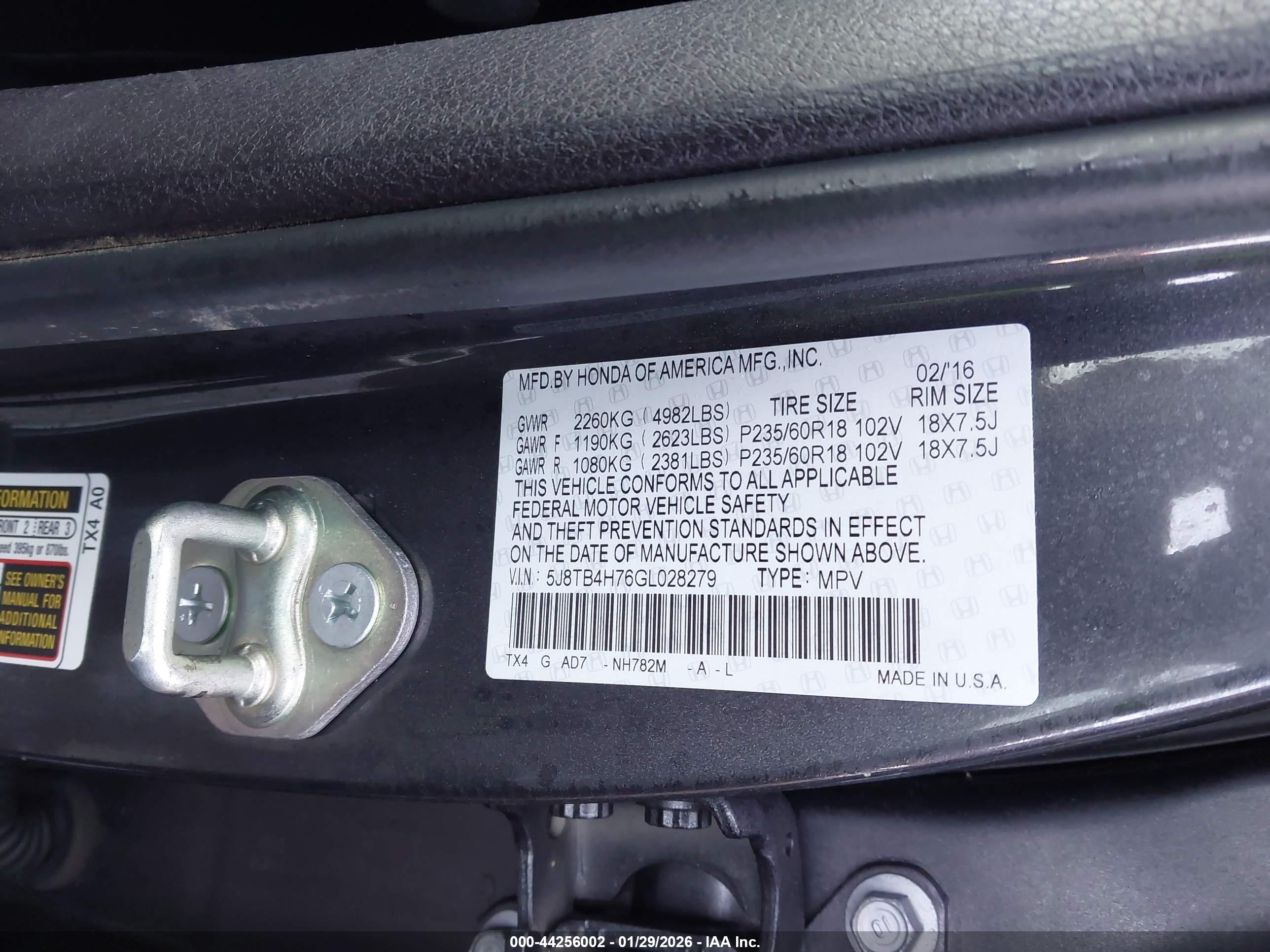ACURA RDX image 9