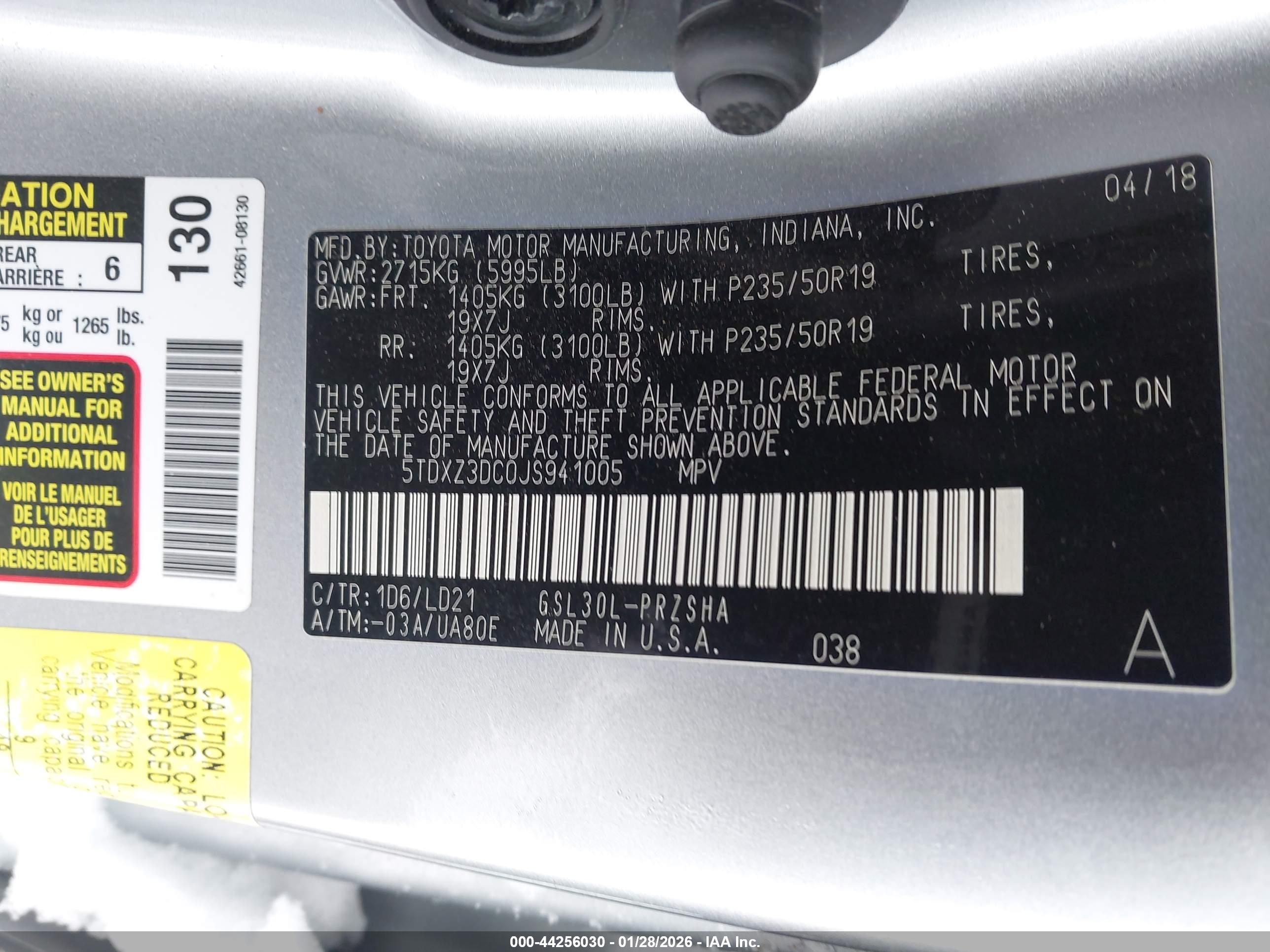 TOYOTA SIENNA image 9