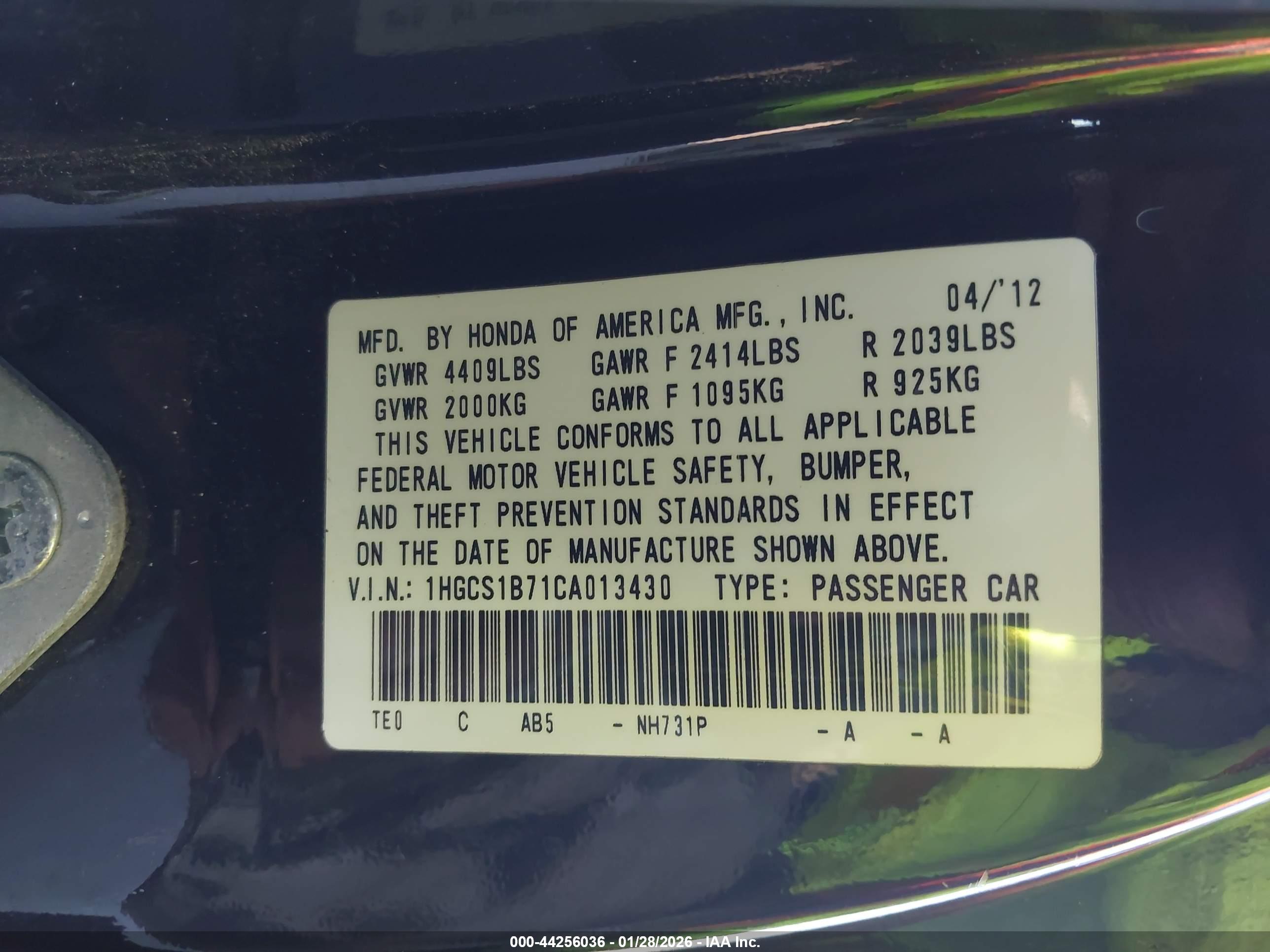 HONDA ACCORD image 9