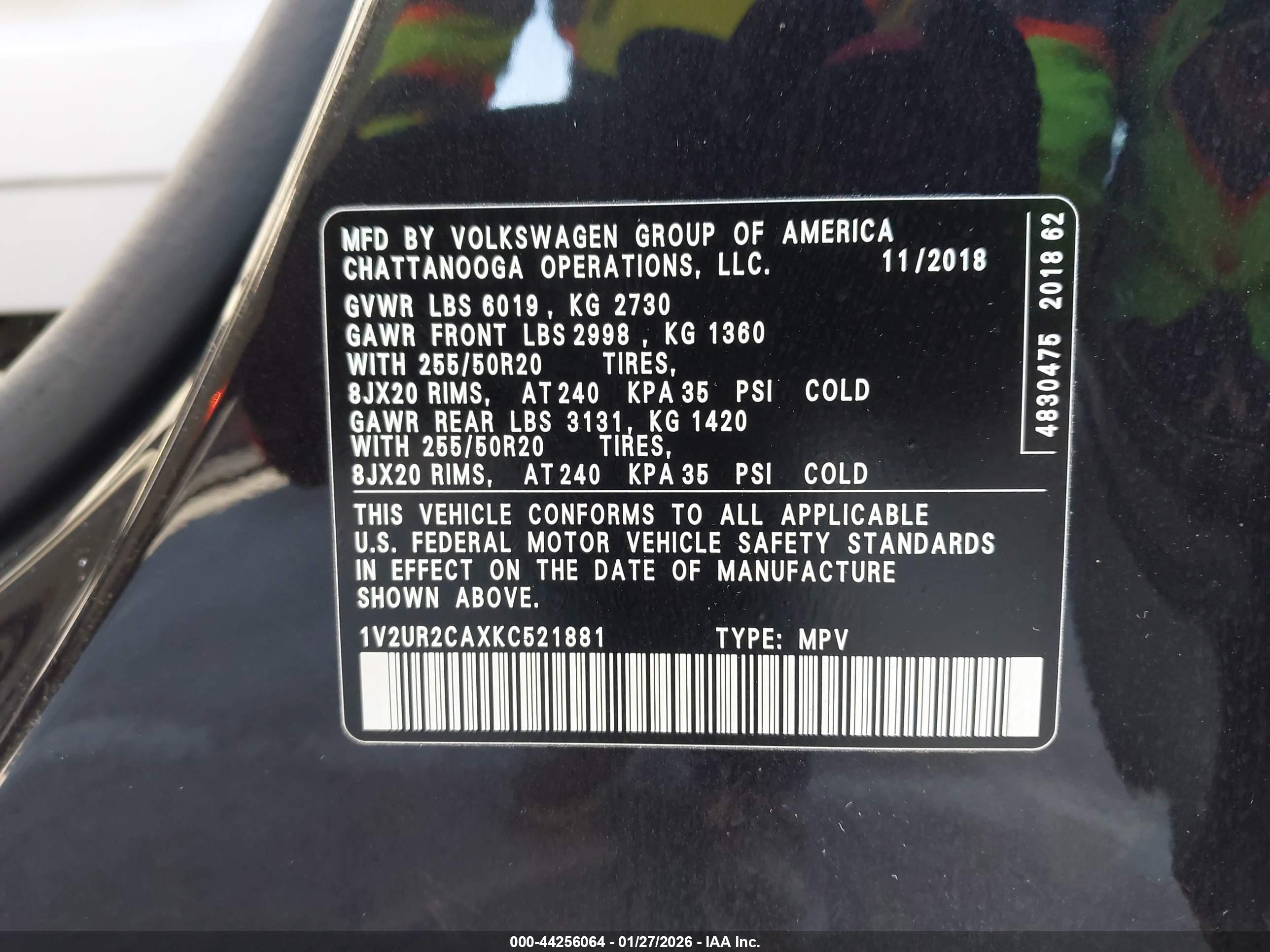 VOLKSWAGEN ATLAS image 9