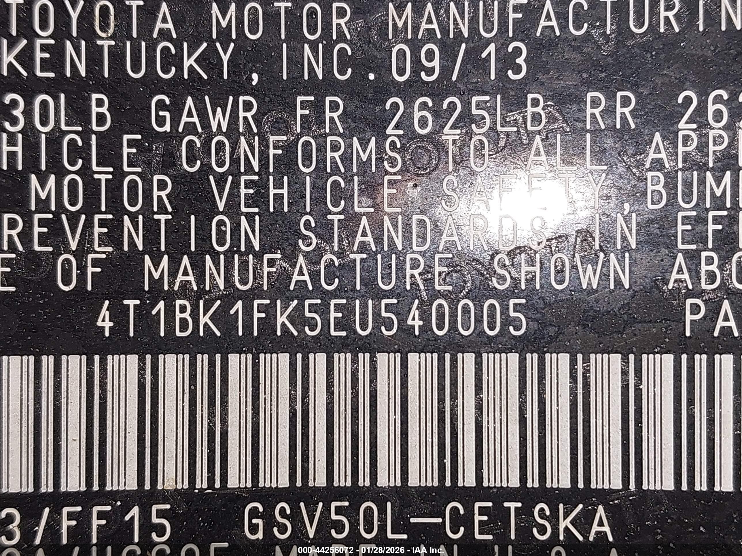 TOYOTA CAMRY image 9