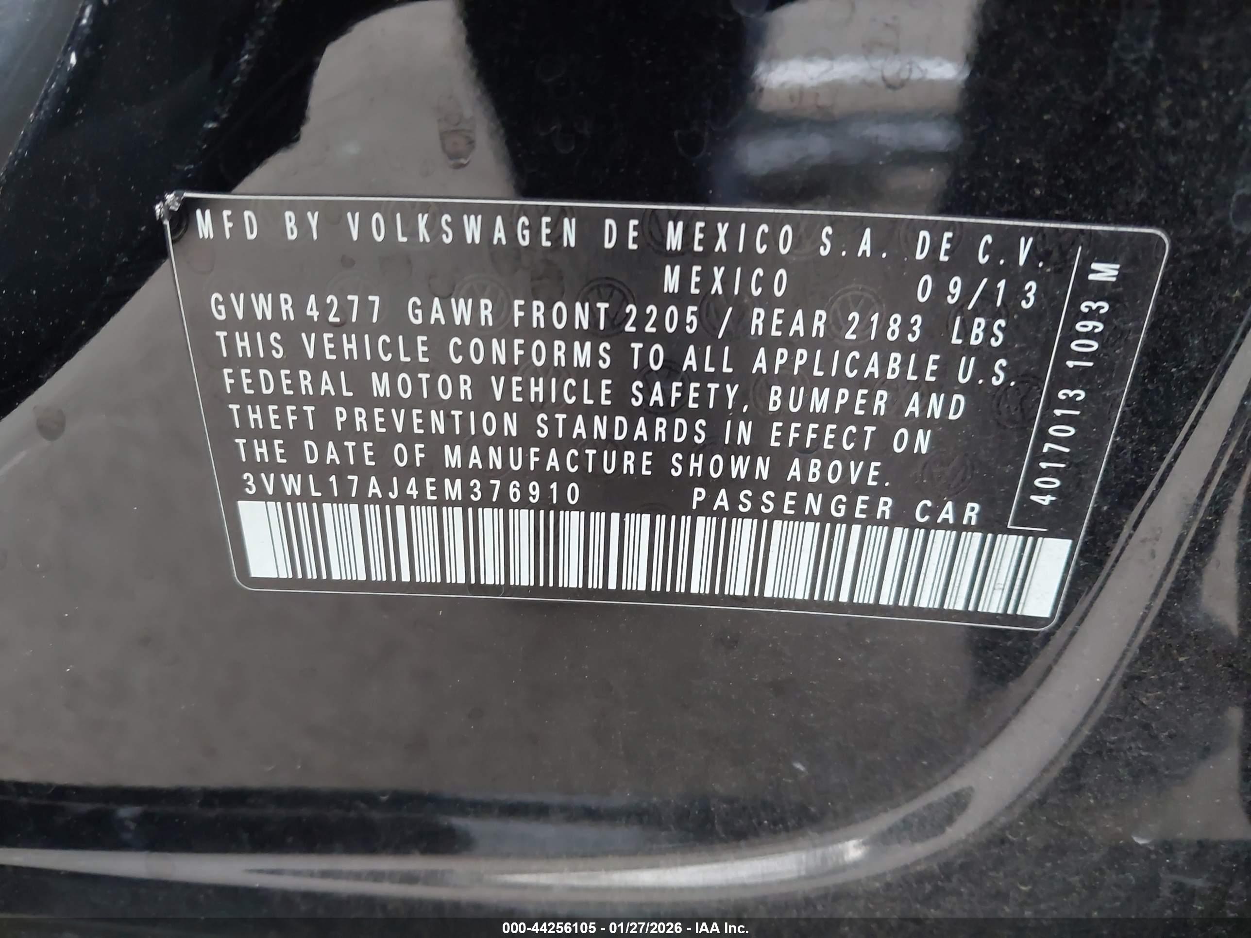 VOLKSWAGEN JETTA image 9