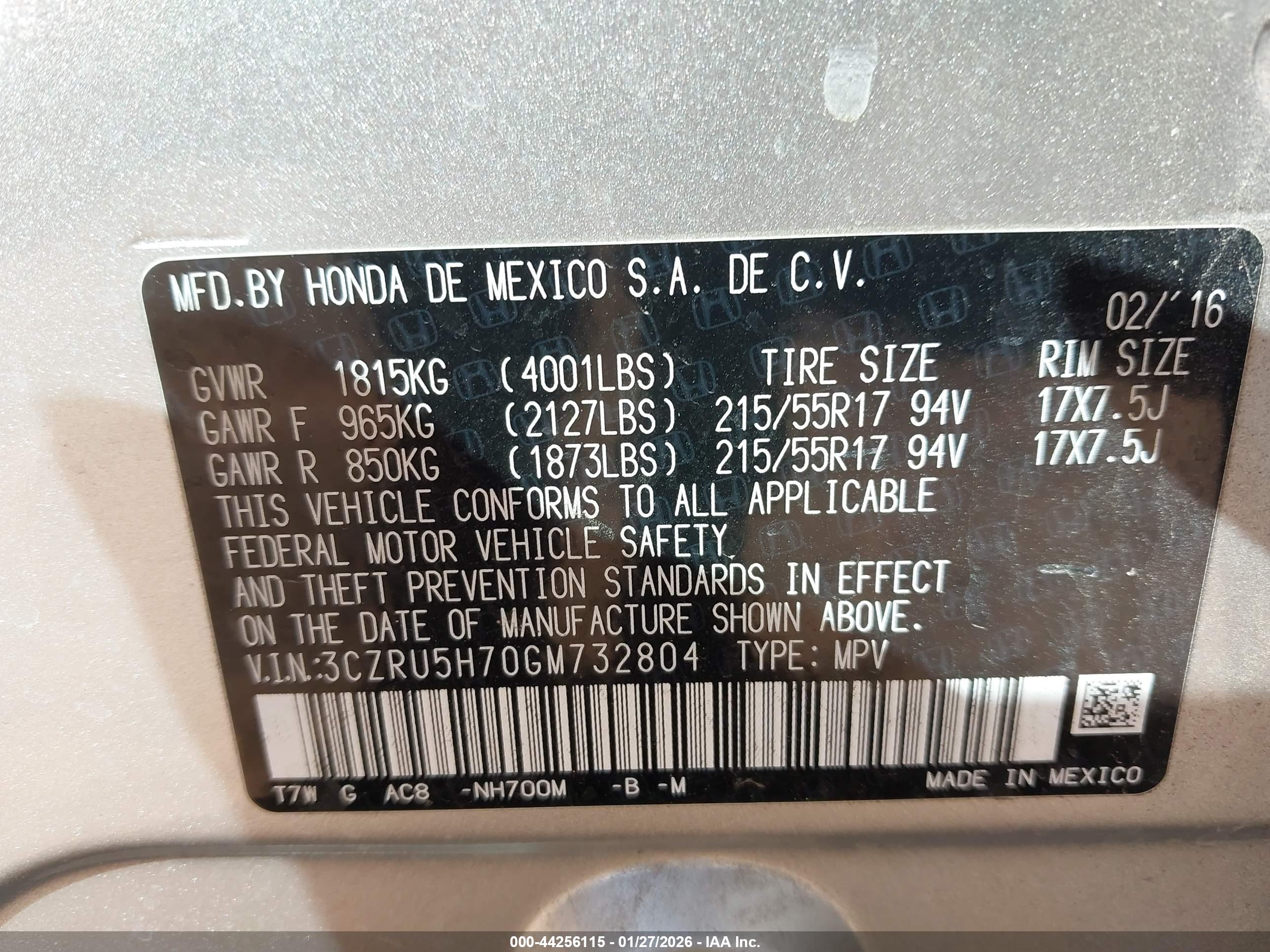 HONDA HR-V image 9