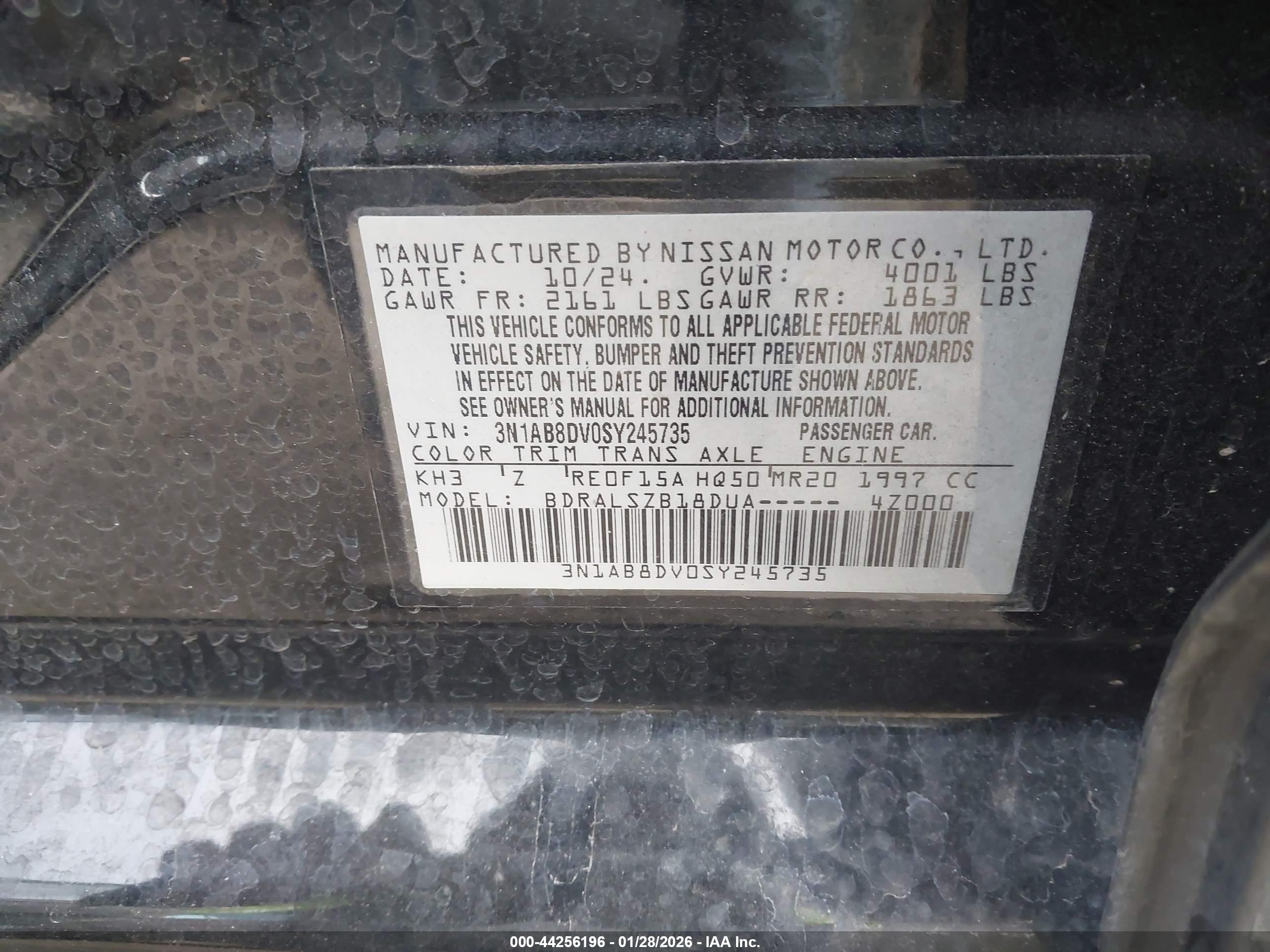 NISSAN SENTRA image 9